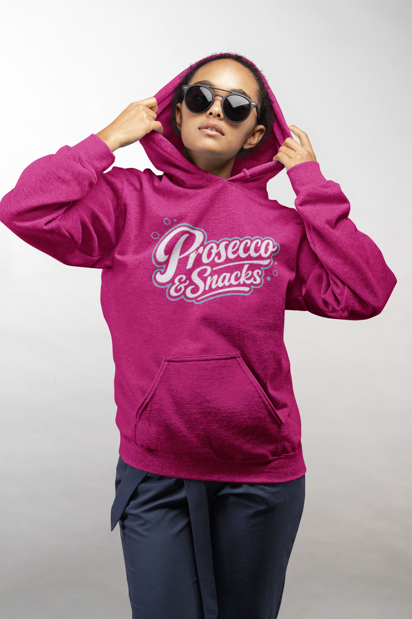 "Prosecco & Snacks" Oversized Sweatshirt