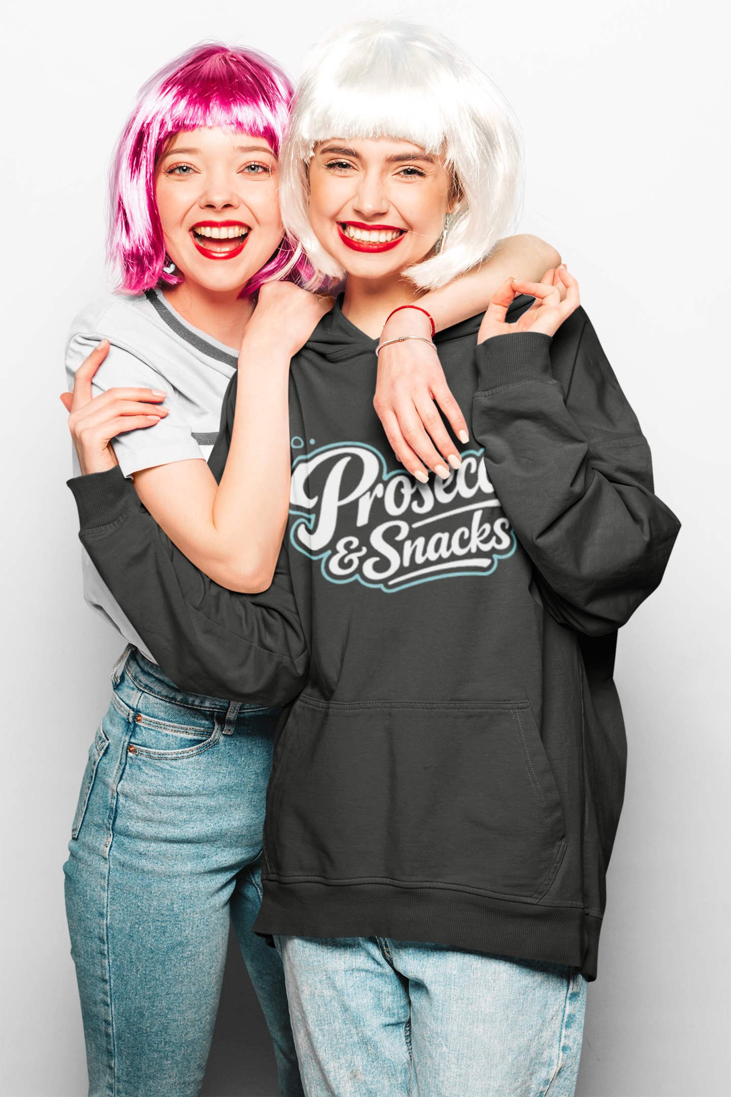 "Prosecco & Snacks" Oversized Sweatshirt