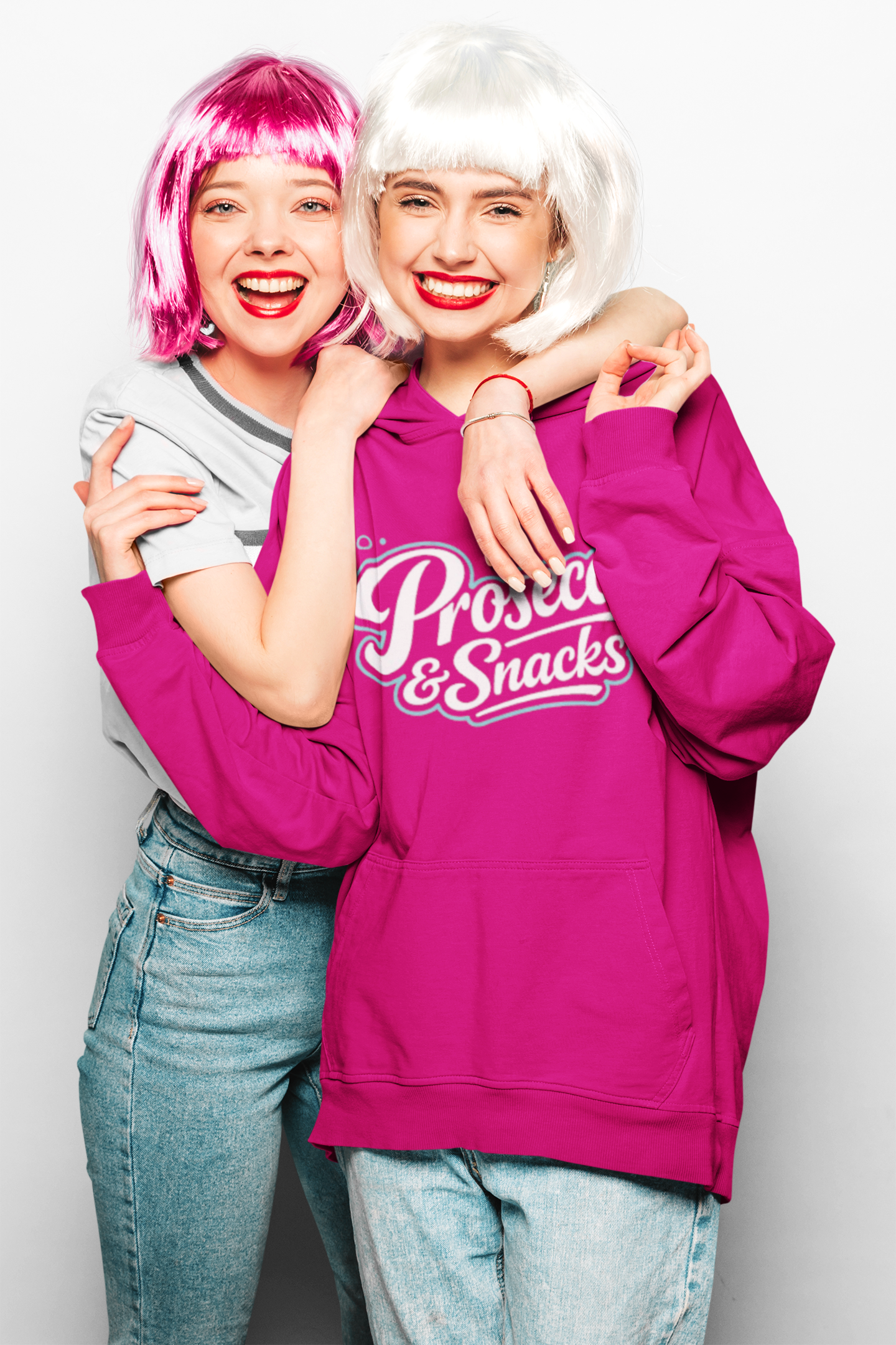 "Prosecco & Snacks" Oversized Sweatshirt