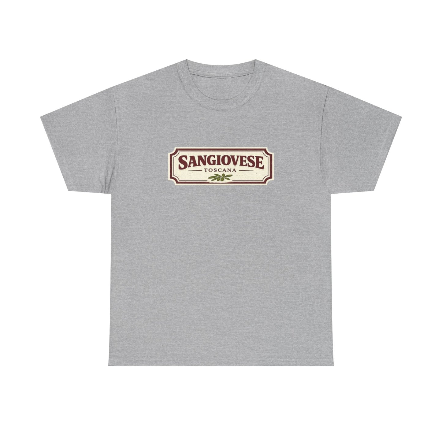 "Sangiovese Toscana" Vintage Italian Wine Label T-Shirt