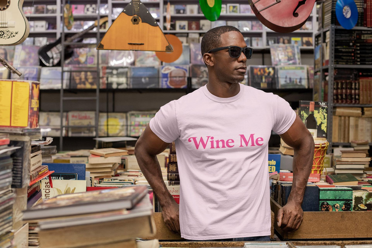Wine Me T-Shirt, Pink Slogan, Wine Lover Gift