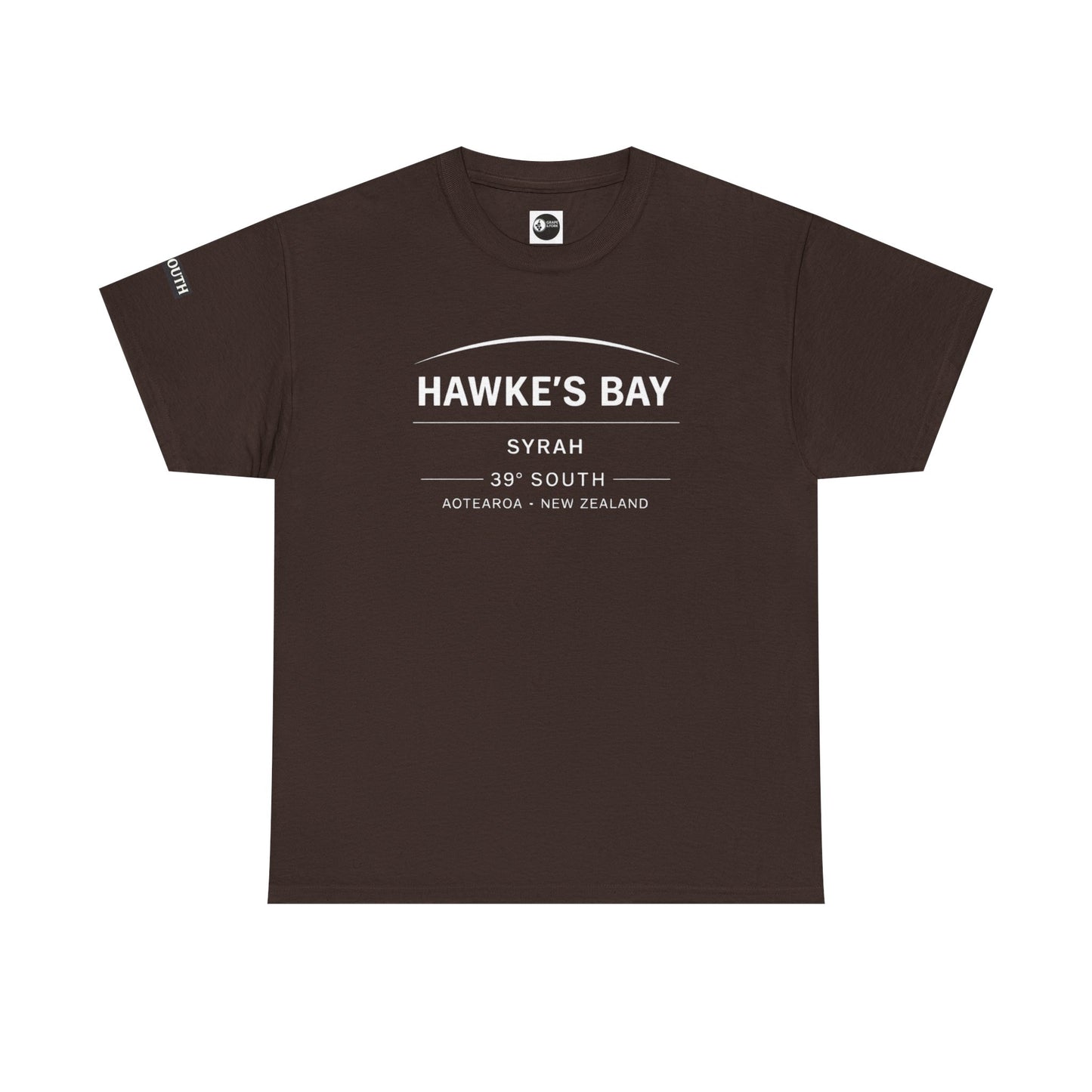 "Hawke’s Bay Syrah – 39° South" Wine Region Tee