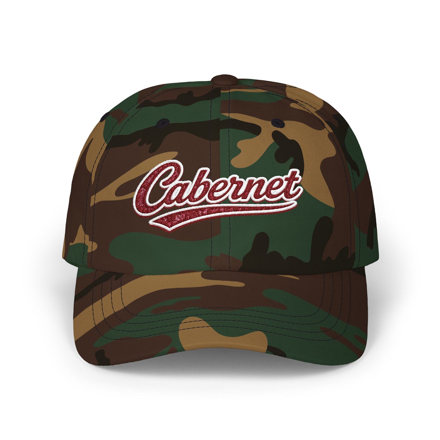 "Cabernet" Embroidered Dad Hat