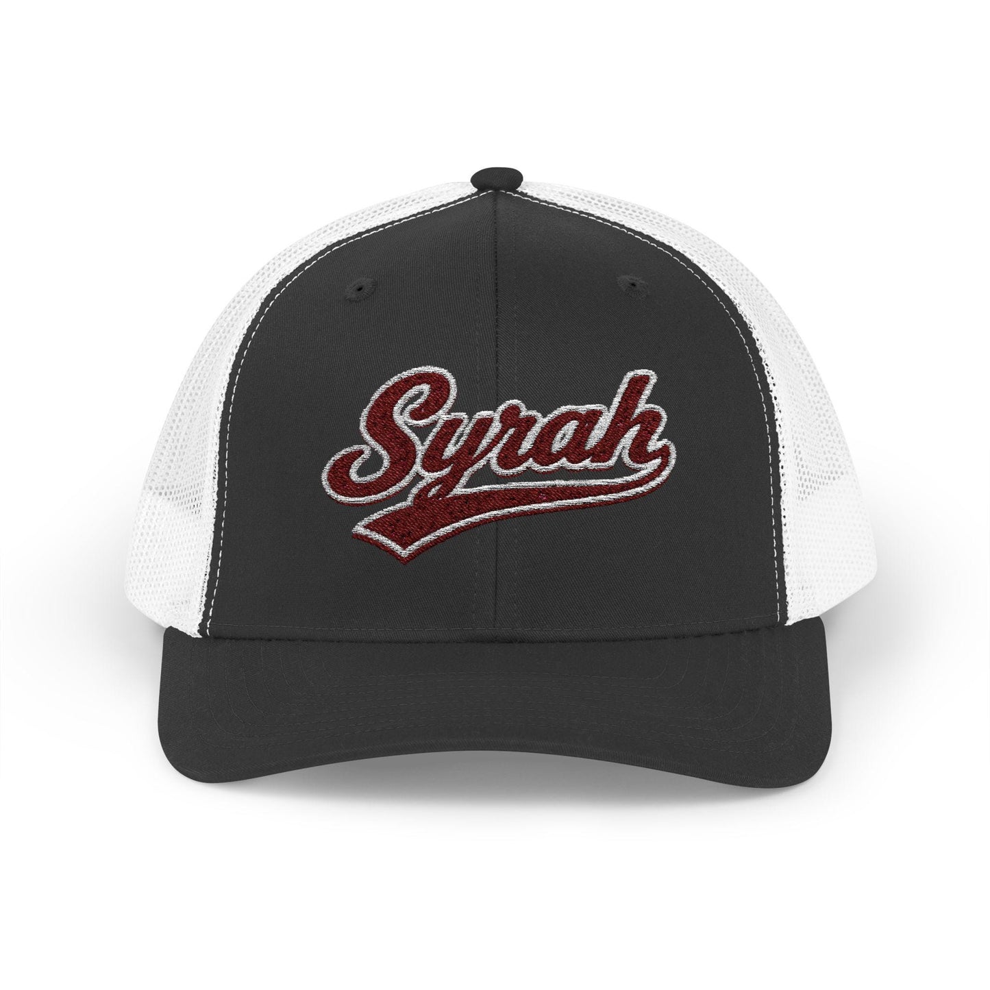 Syrah Embroidered Trucker Hat, Wine Lover Gift