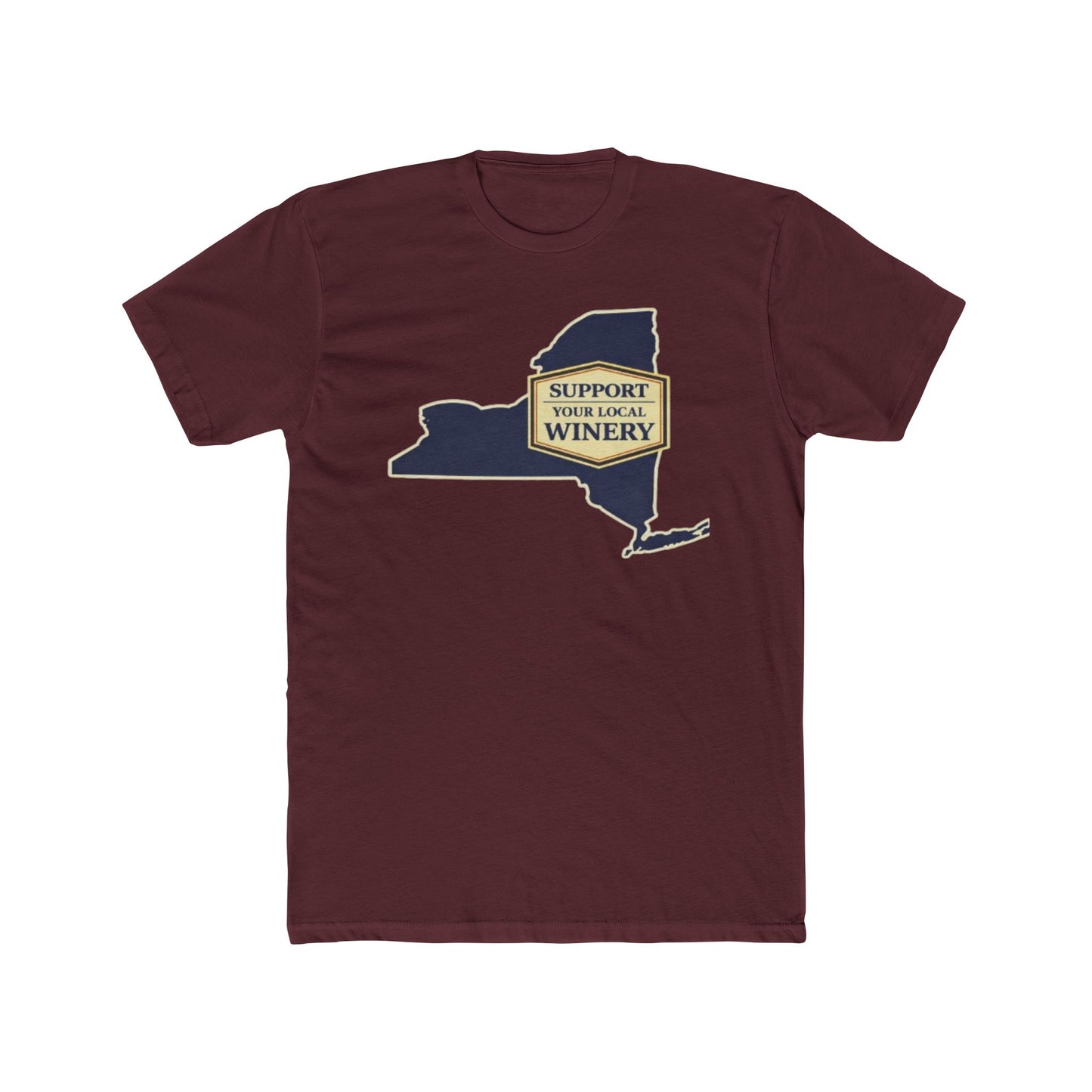 "Support Your Local Winery New York Shirt", New York State Wine Lover T-Shirt