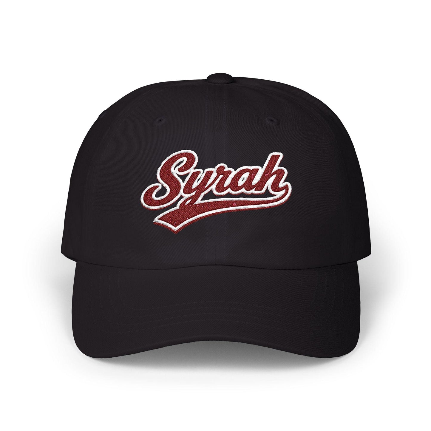 Syrah Dad Hat, Embroidered Wine Cap, Wine Lover Gift, Vineyard Style