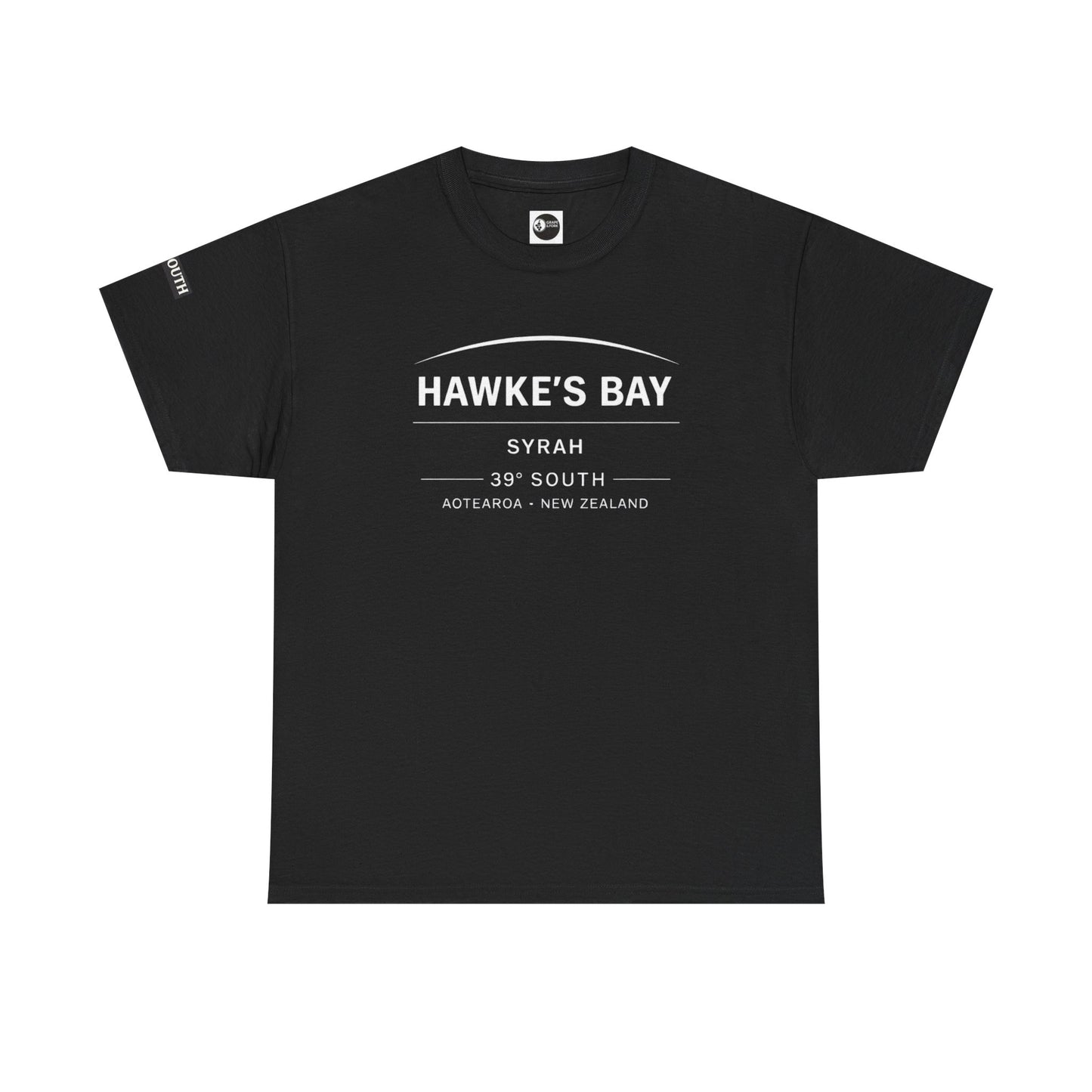 "Hawke’s Bay Syrah – 39° South" Wine Region Tee