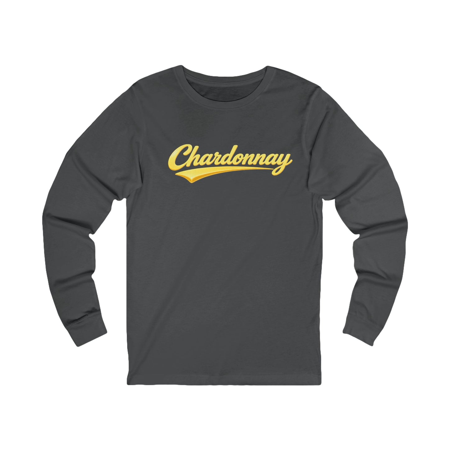 "Chardonnay" Script Long Sleeve Tee