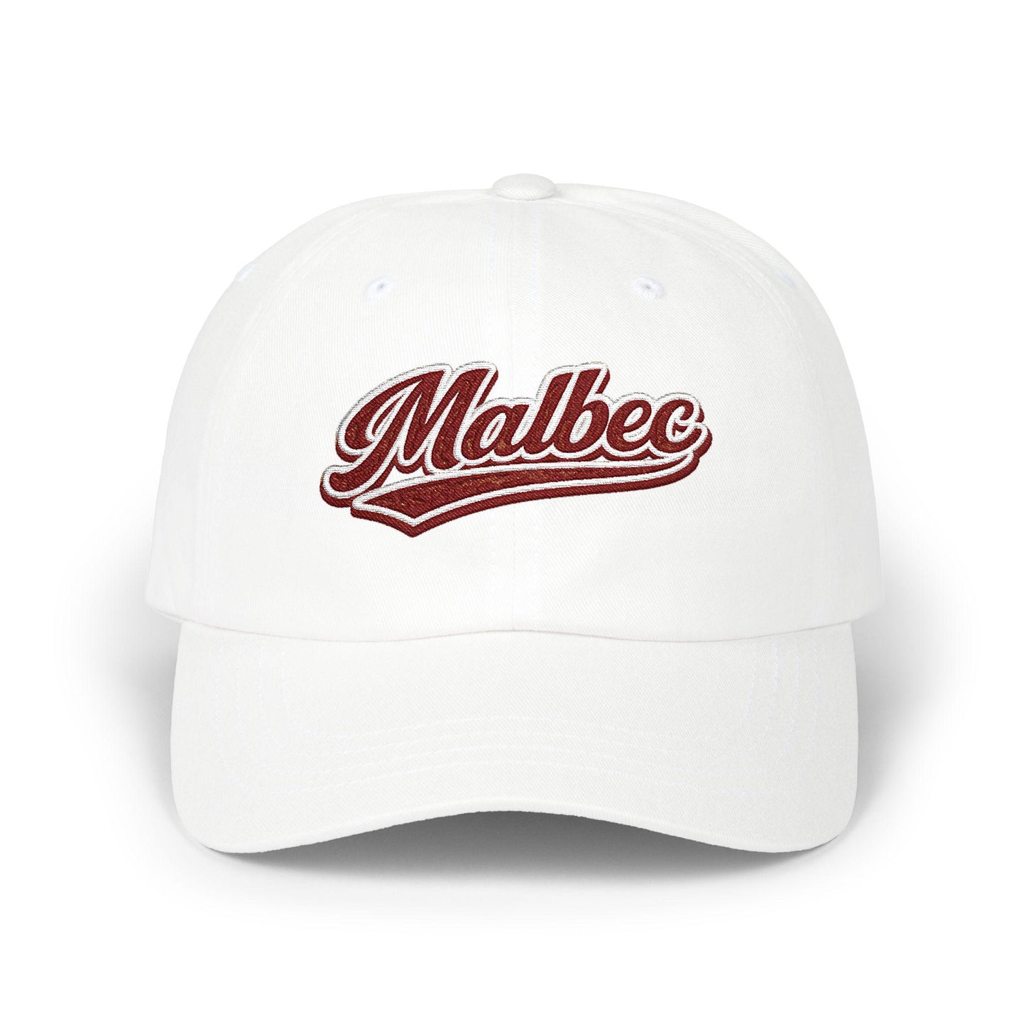 Malbec Dad Hat, Embroidered Wine Cap, Wine Lover Gift, Vineyard Style