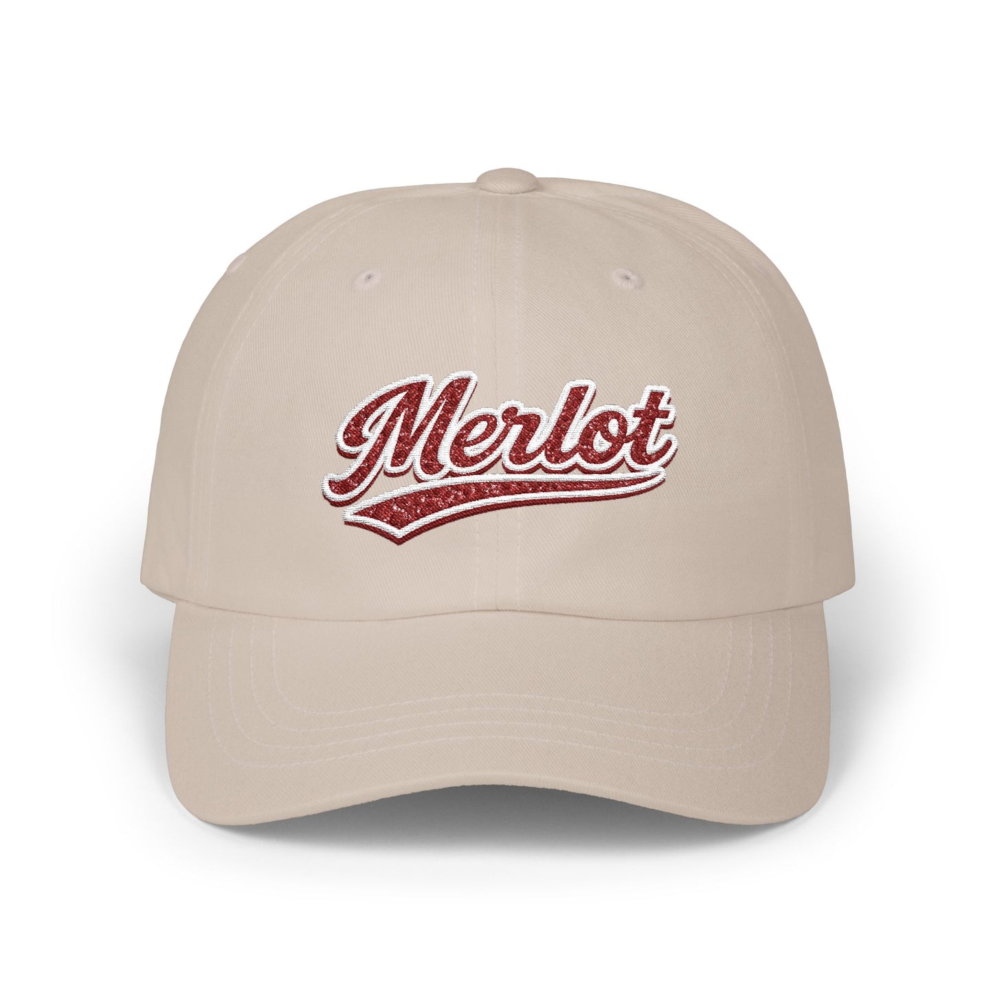 "Merlot" Embroidery Dad Hat