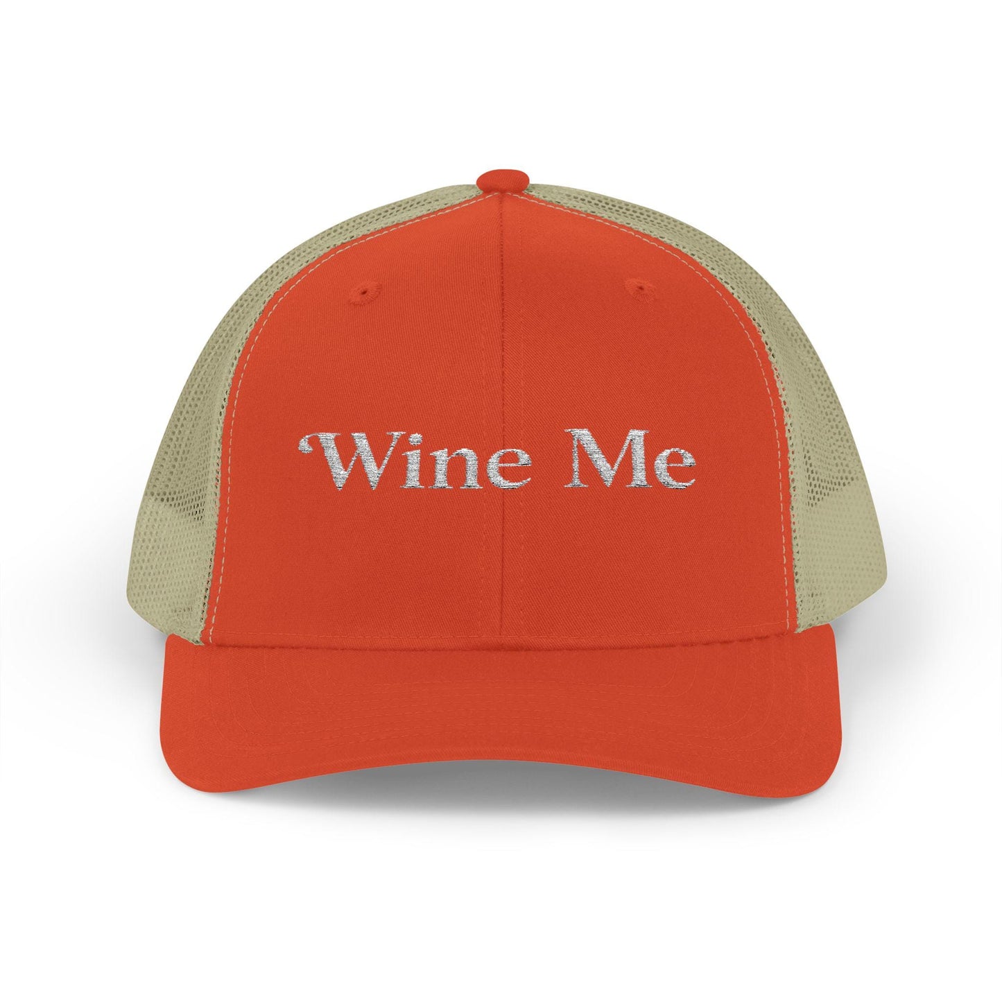 Wine Me Embroidered Trucker Hat, Funny Wine Lover Gift