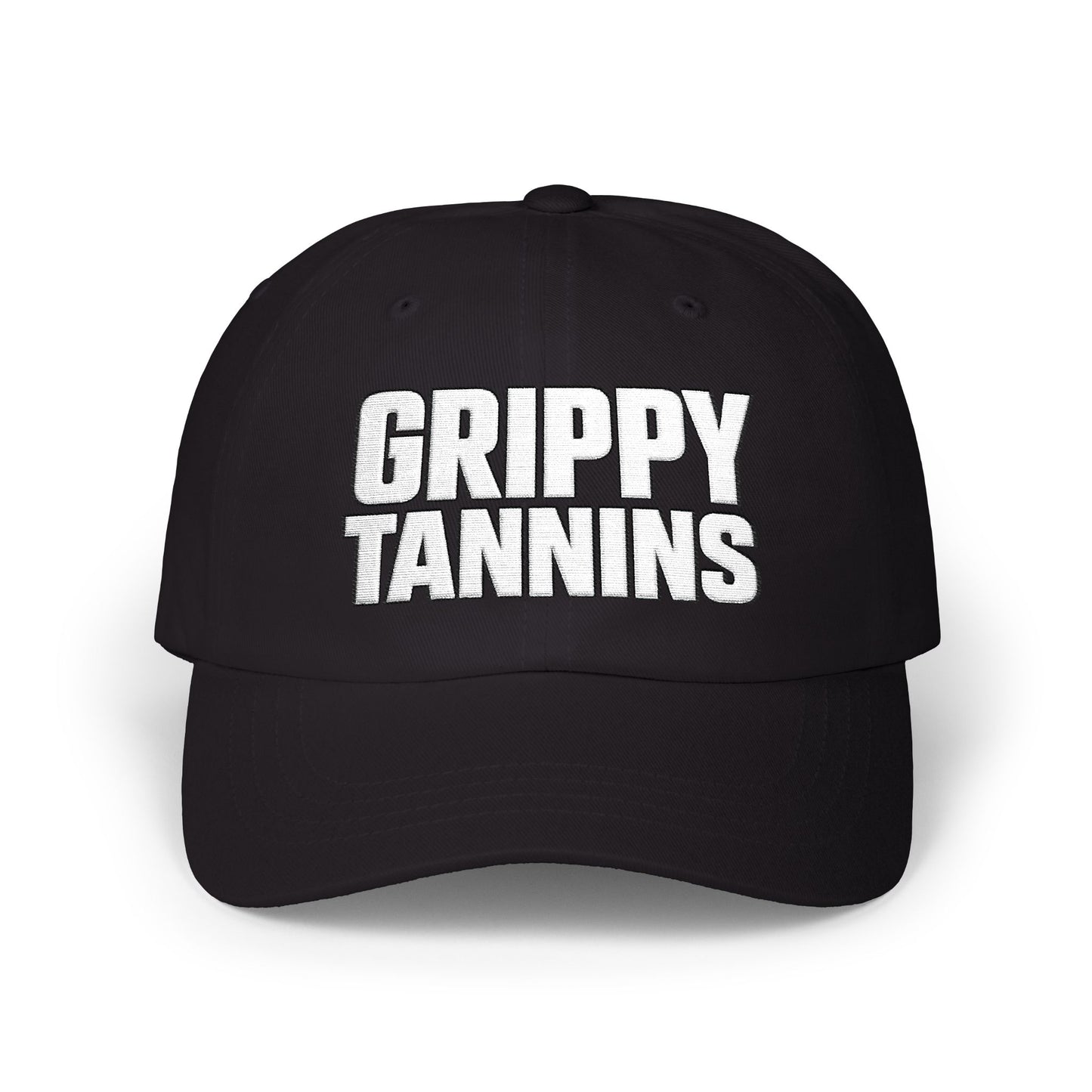 "Grippy Tannins" Classic Dad Cap – Vintage Embroidered Baseball Hat