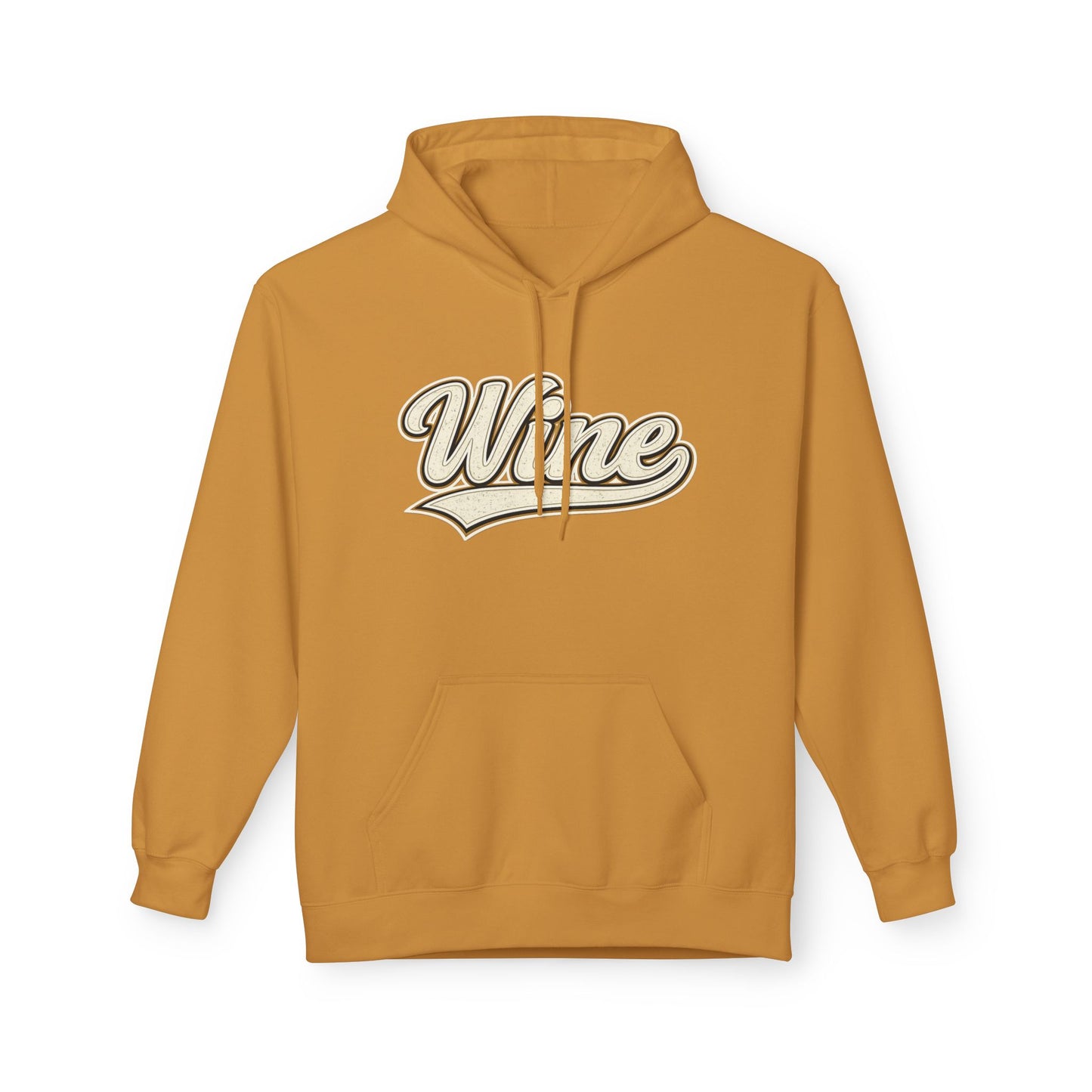 "Wine" White Script Hoodie - Limited Edition