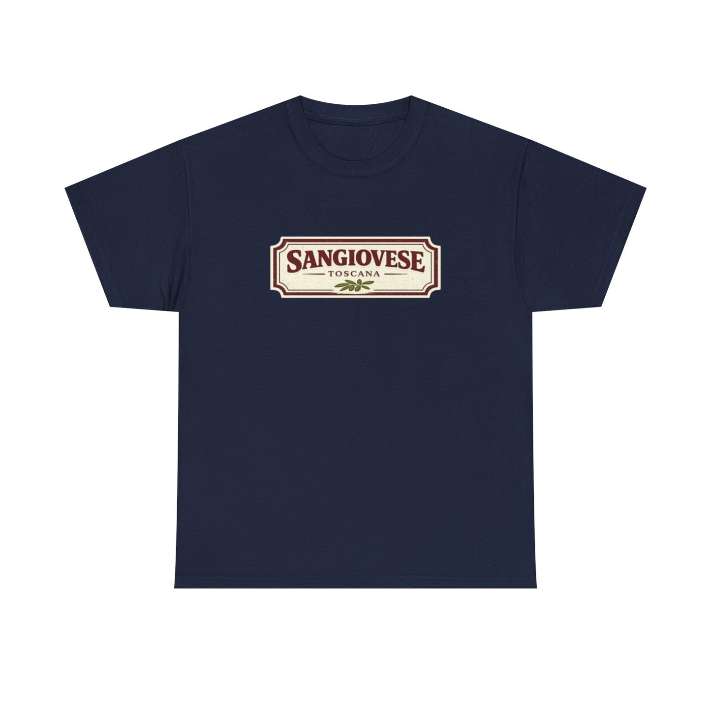 "Sangiovese Toscana" Vintage Italian Wine Label T-Shirt