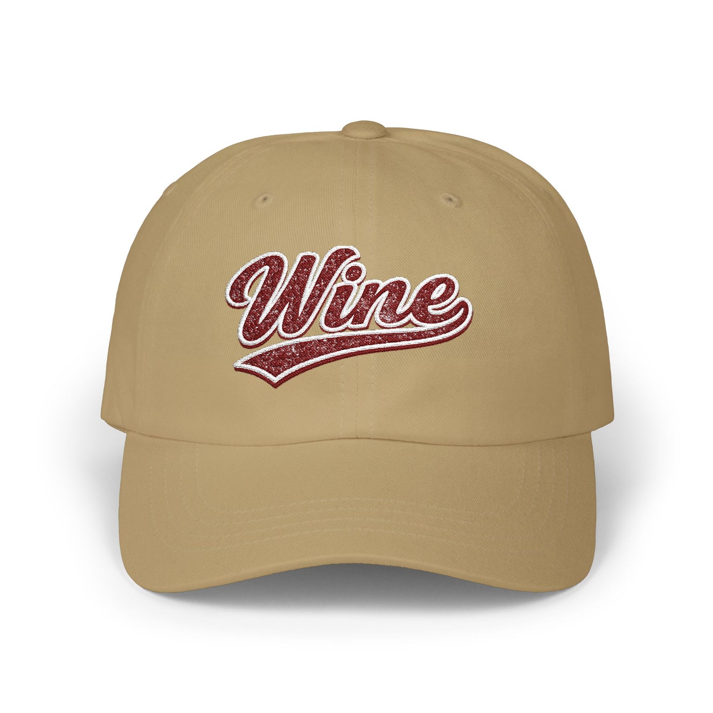"Wine" Embroidered Dad Hat