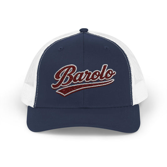 Barolo Embroidered Trucker Hat | Wine Lover Hat | Vineyard Accessory