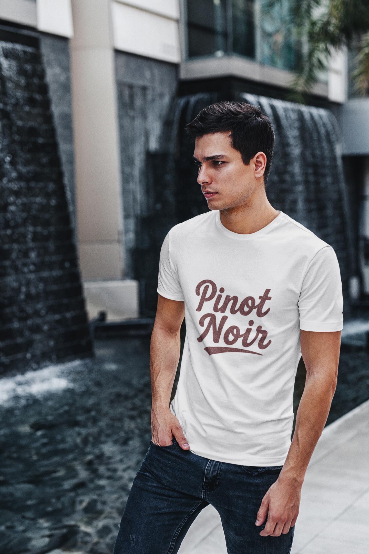 Pinot Noir Script Logo Tee | Wine Country Outfit | Vineyard Shirt
