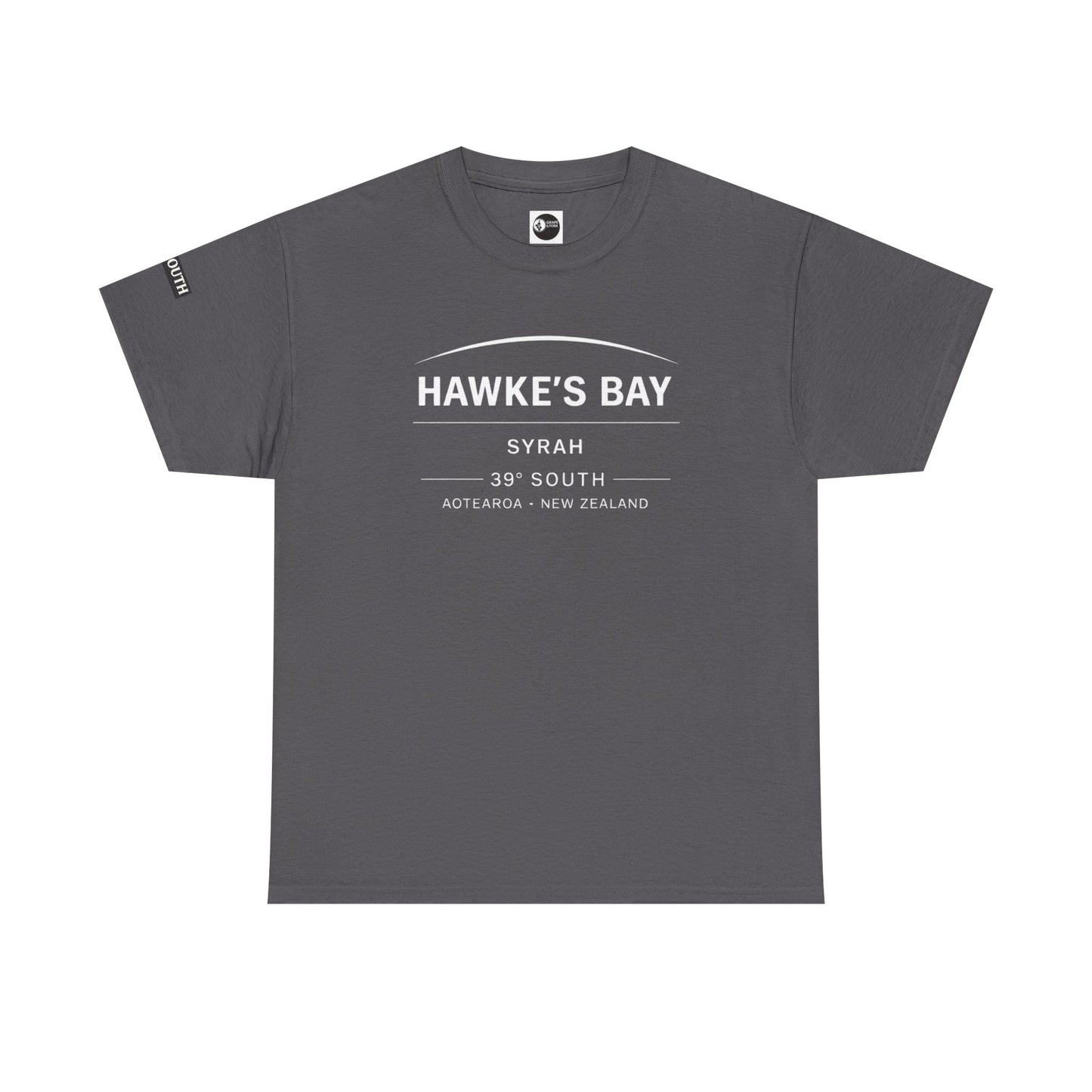 "Hawke’s Bay Syrah – 39° South" Wine Region Tee