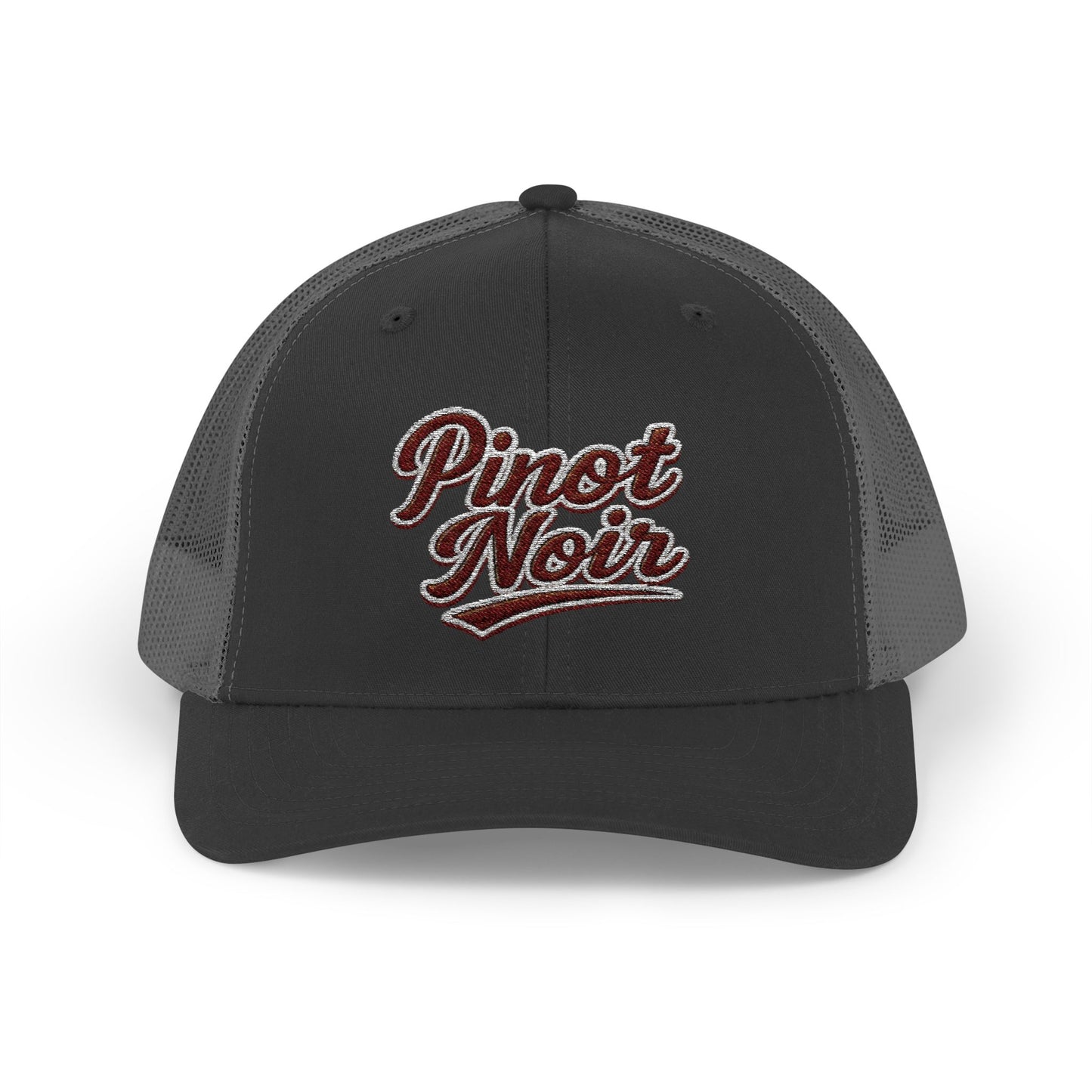 "Pinot Noir" Embroidered Trucker Cap