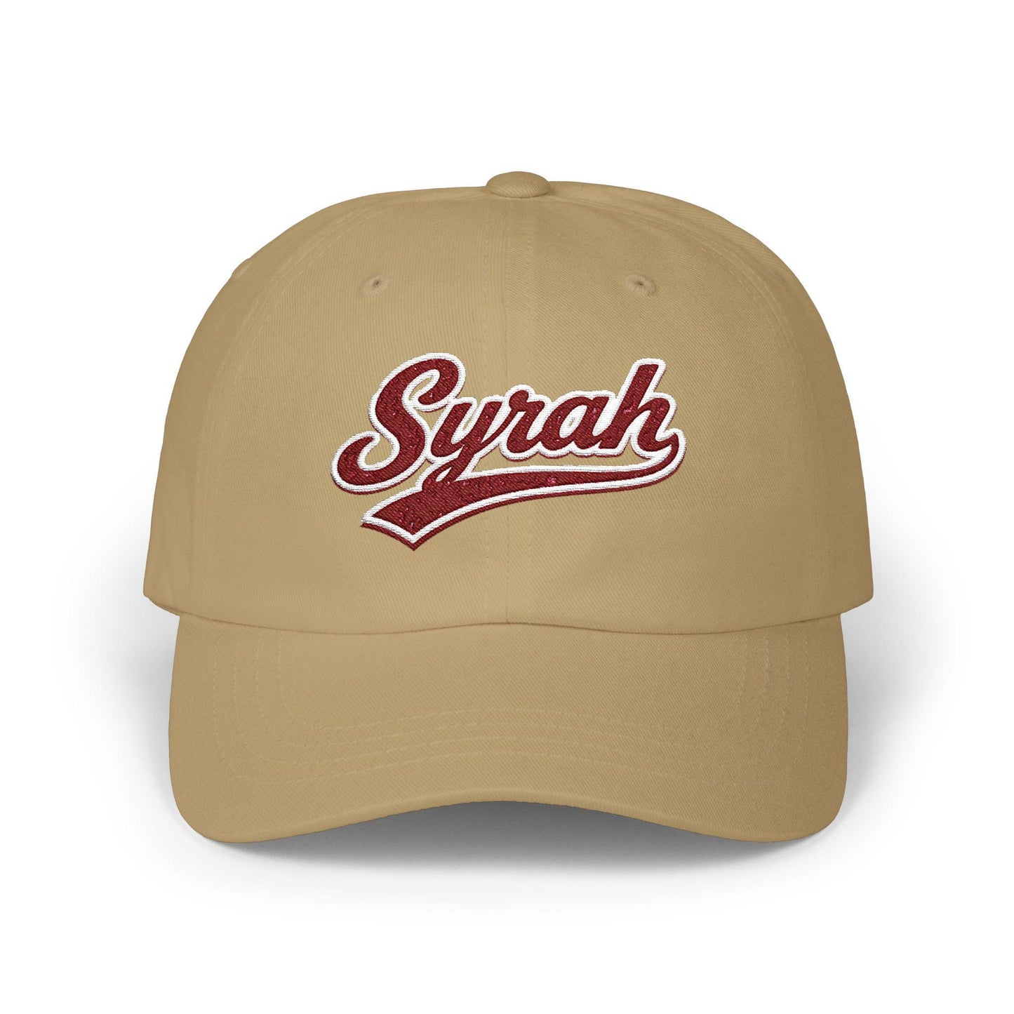 Syrah Dad Hat, Embroidered Wine Cap, Wine Lover Gift, Vineyard Style