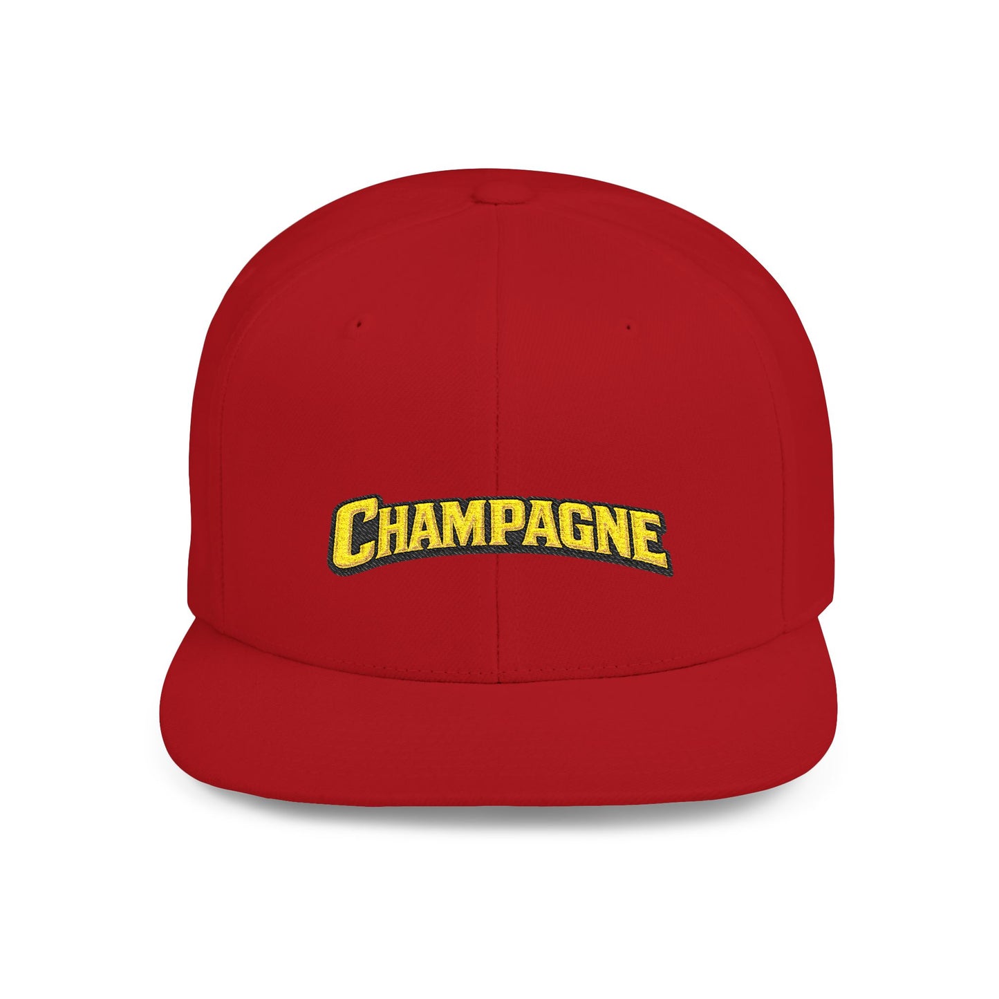 "Champagne" Flat Bill Snapback Hat