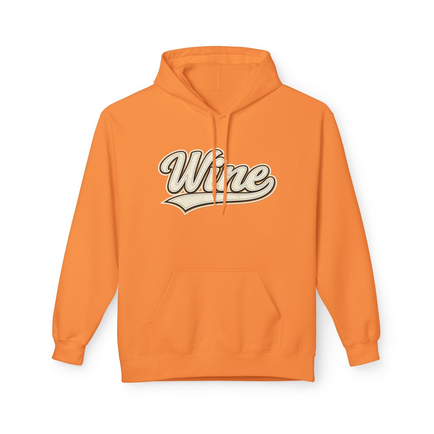 "Wine" White Script Hoodie - Limited Edition
