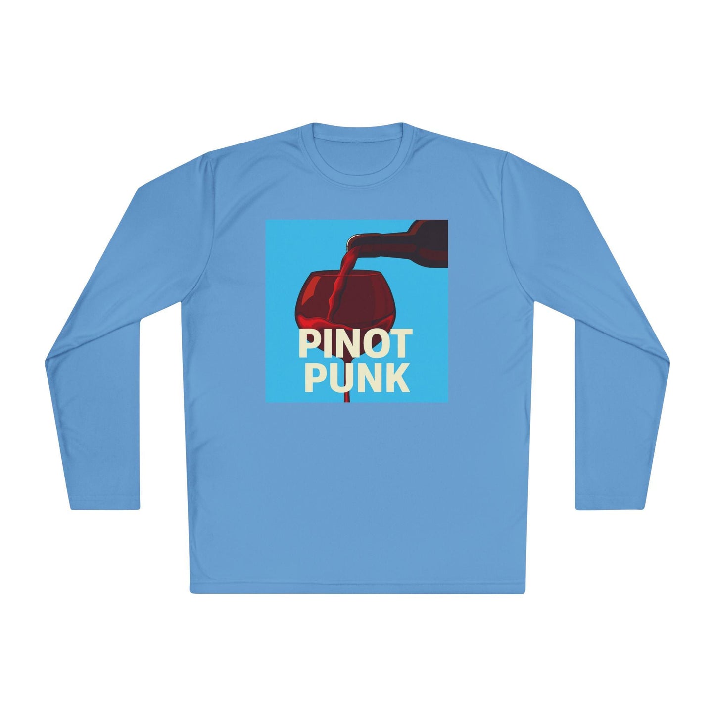 Pinot Punk Graphic Long Sleeve Shirt, Edgy Wine Tee