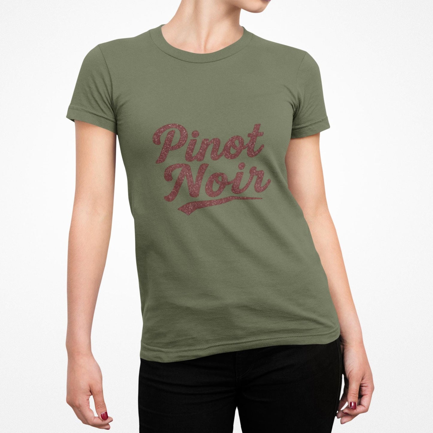 Pinot Noir Script Logo Tee | Wine Country Outfit | Vineyard Shirt