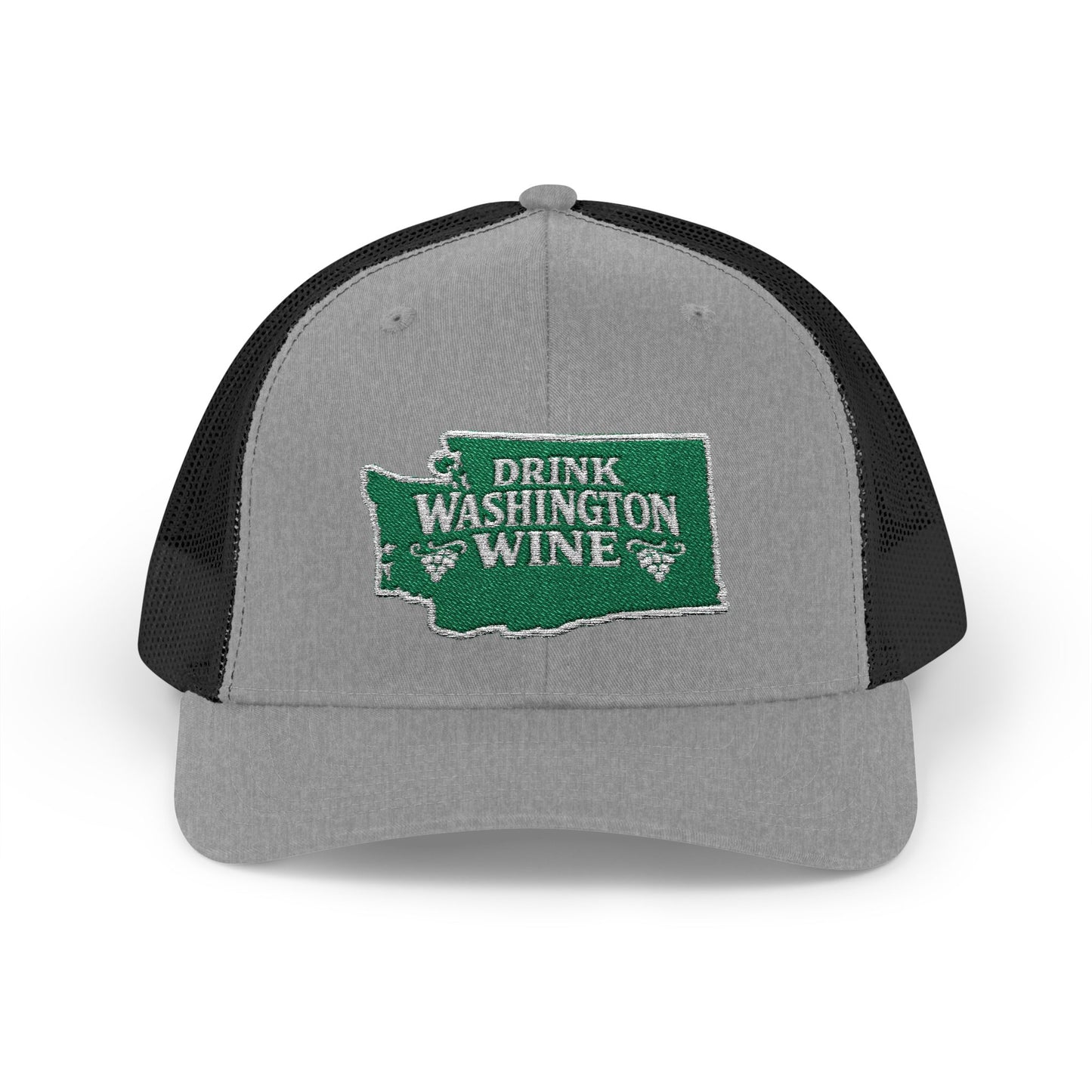 "Drink Washington Wine" Embroidered Trucker Hat