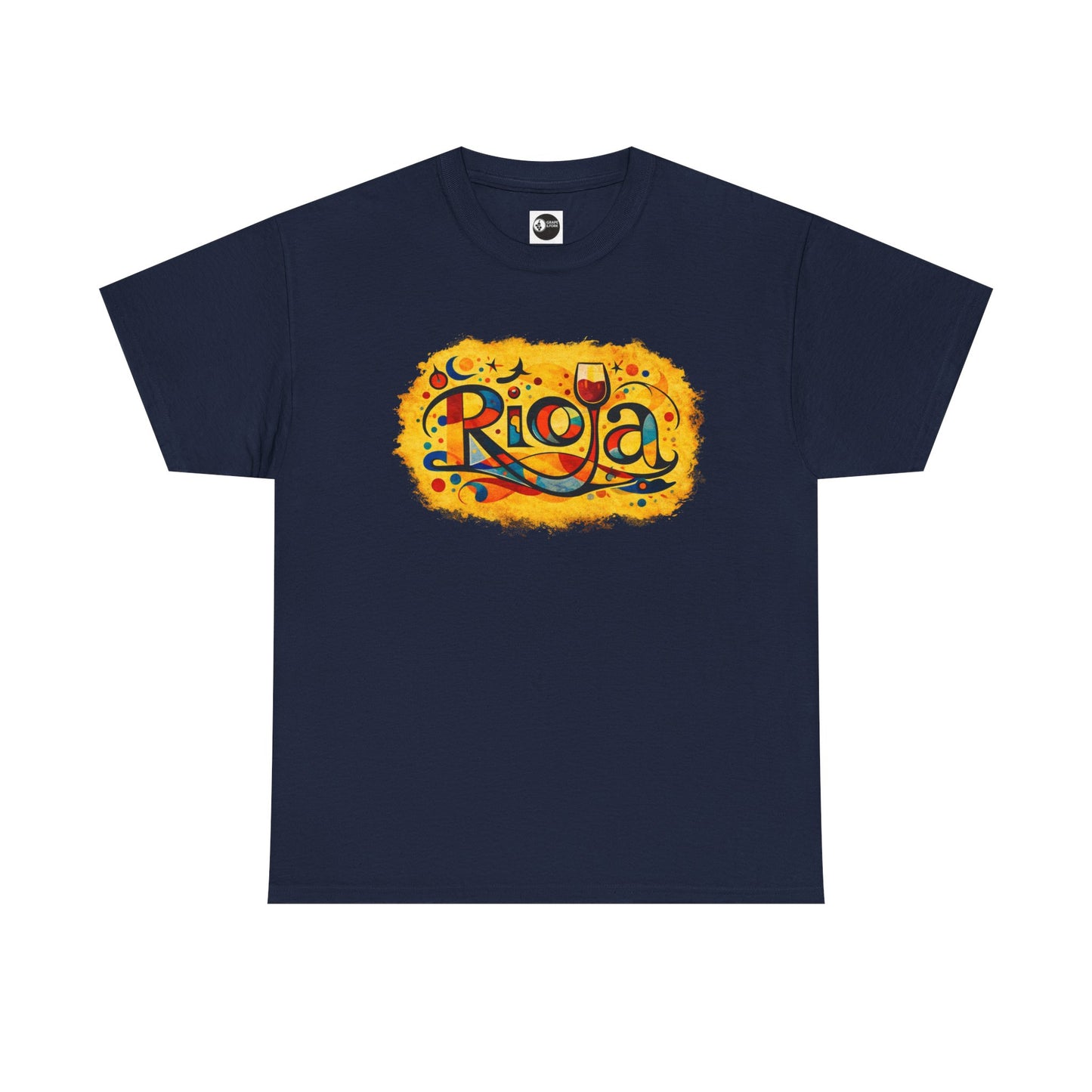 "Rioja" Gold Script Wine T-Shirt