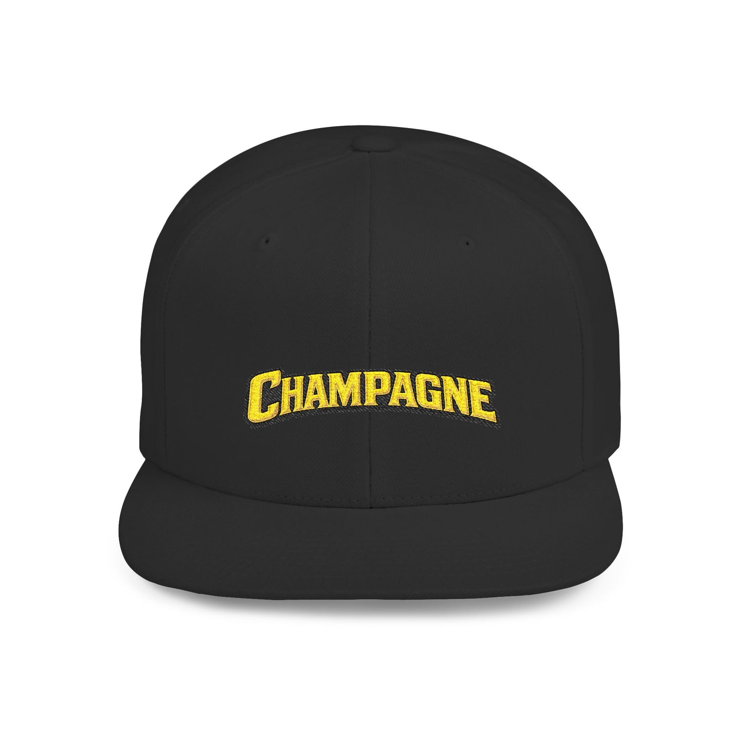 "Champagne" Flat Bill Snapback Hat