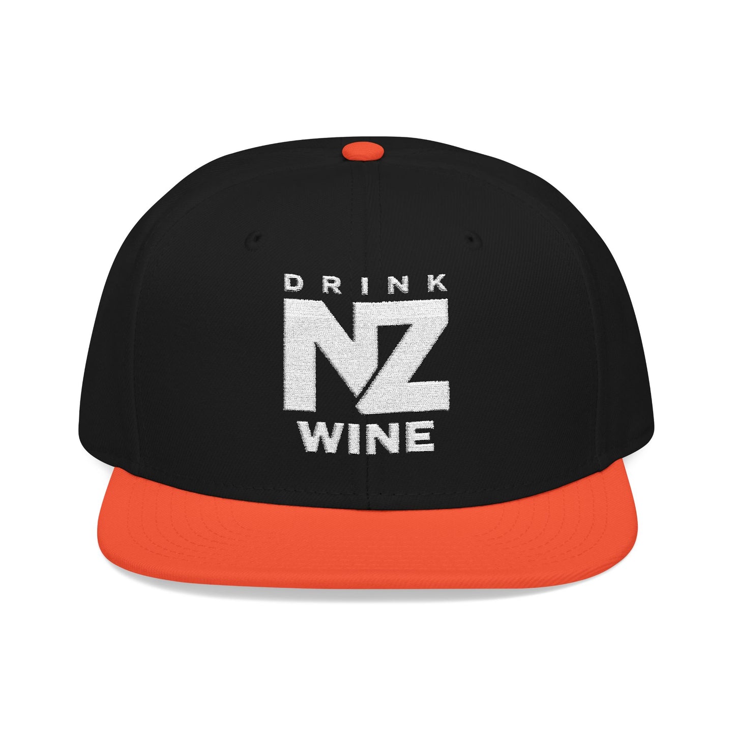 "Drink New Zealand Wine" Embroidered Snapback Hat