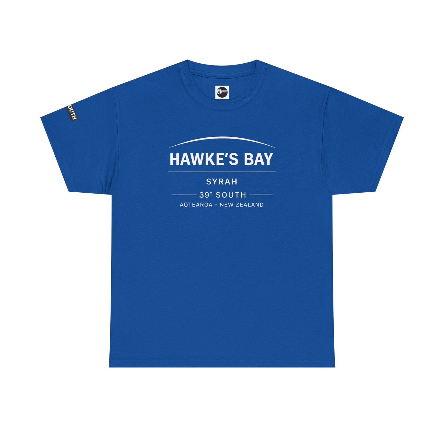 "Hawke’s Bay Syrah – 39° South" Wine Region Tee