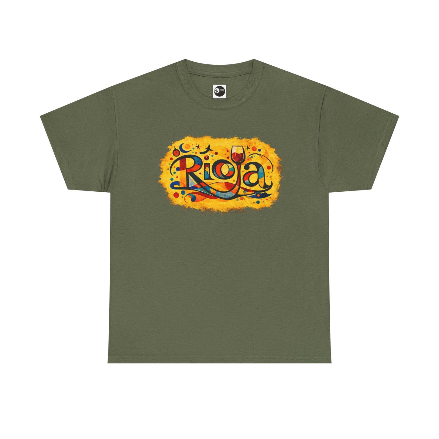 "Rioja" Gold Script Wine T-Shirt
