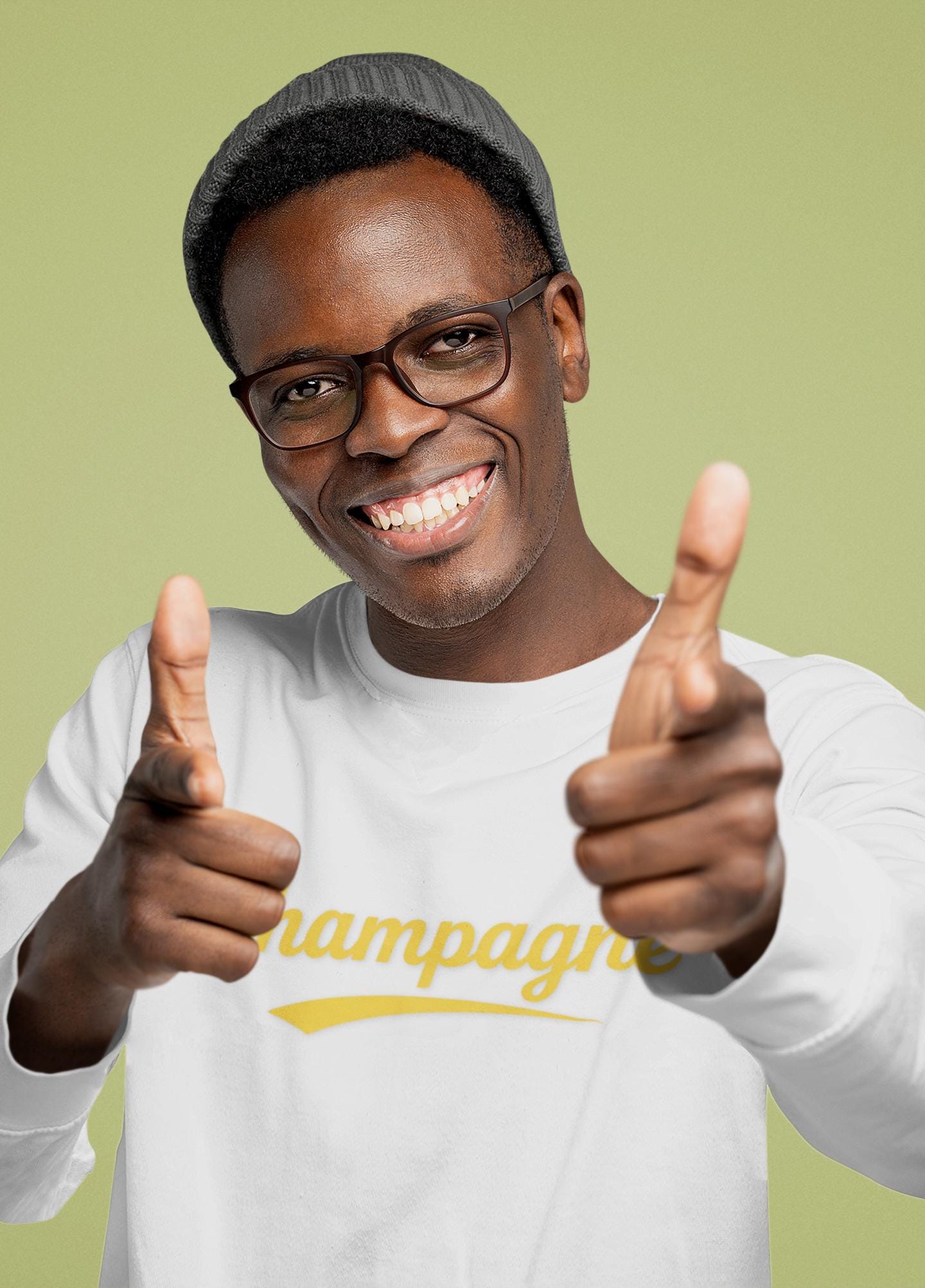 Champagne Script Long Sleeve Shirt, Retro Typography, Wine Graphic