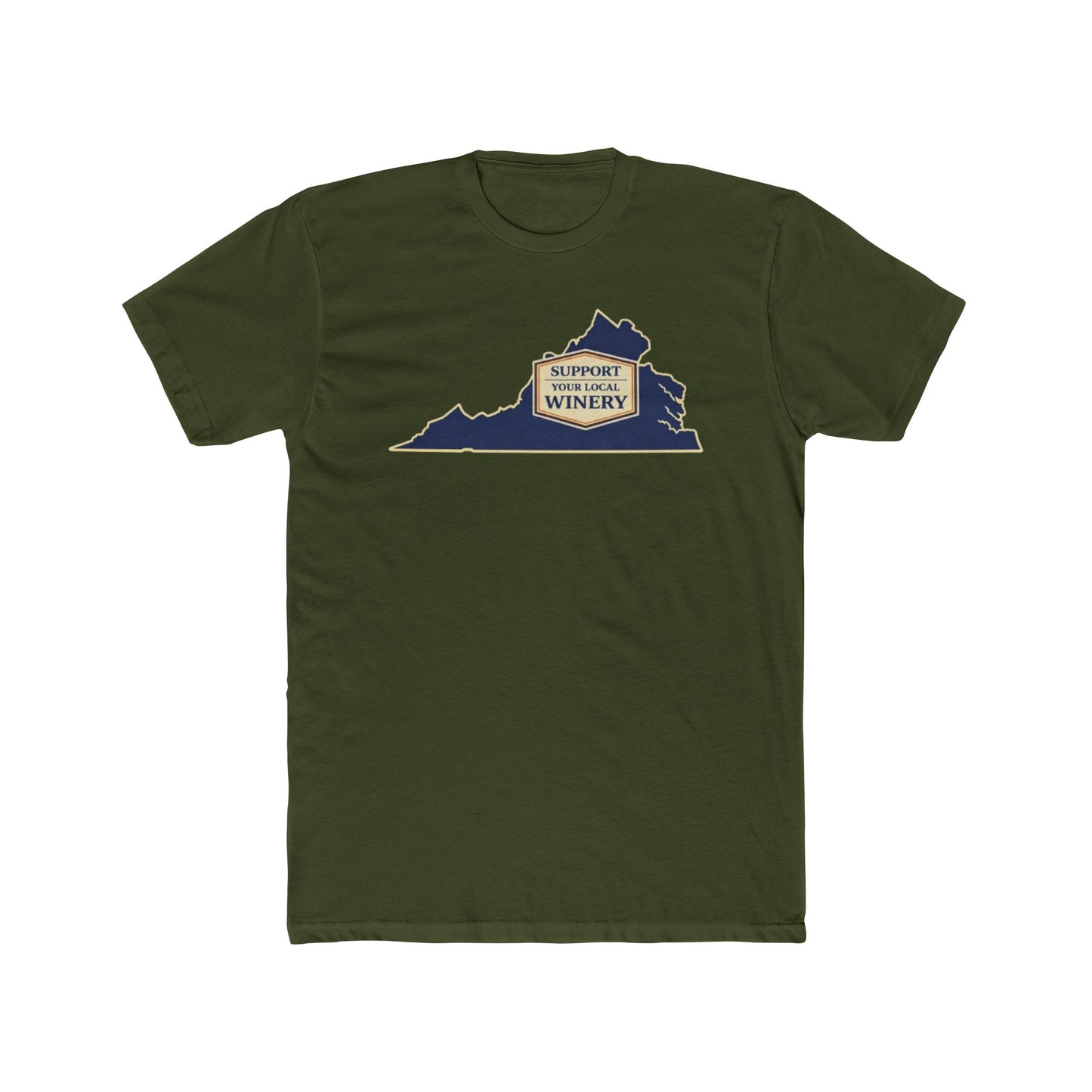 "Support Your Local Winery" Virginia Wine Lover Shirt
