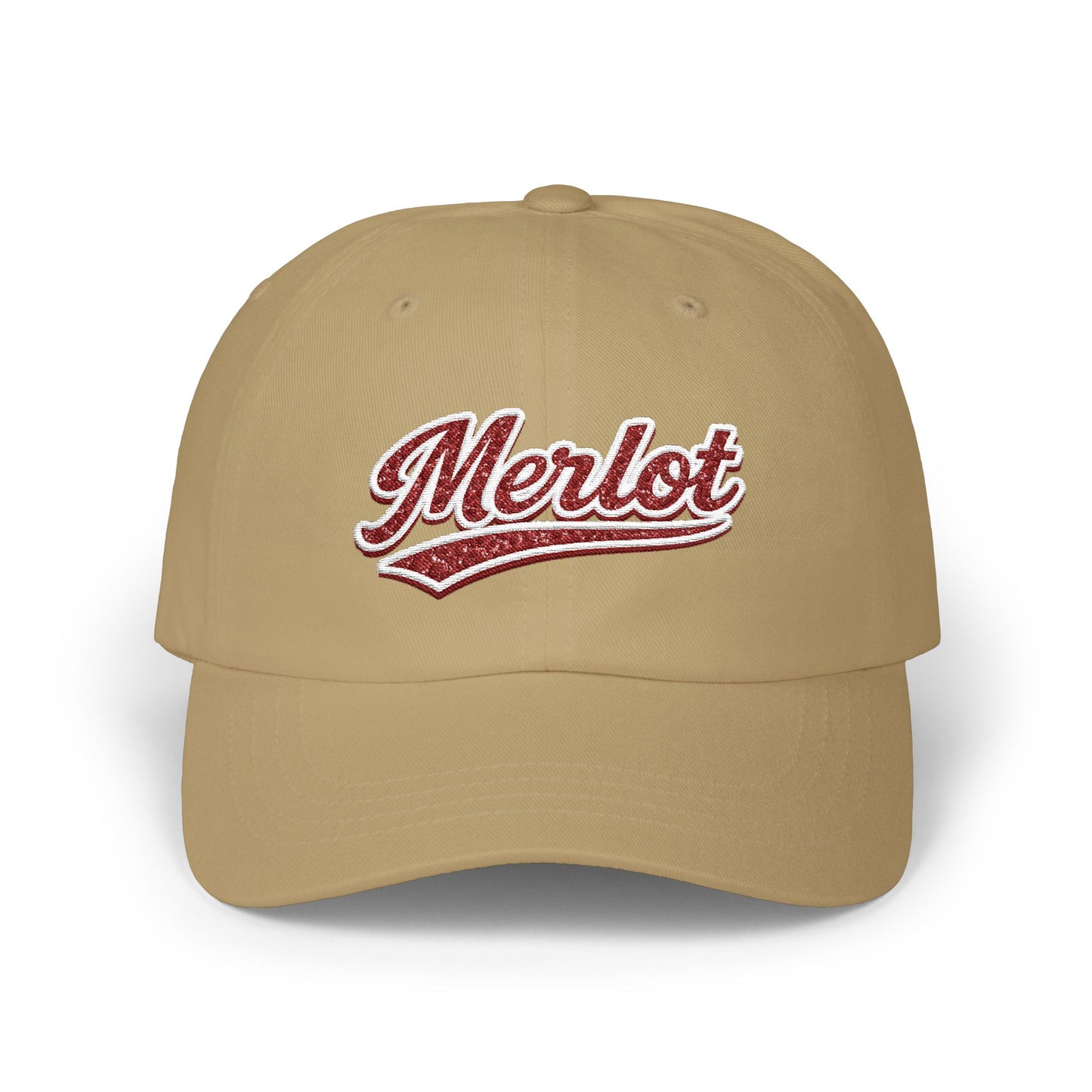 "Merlot" Embroidery Dad Hat