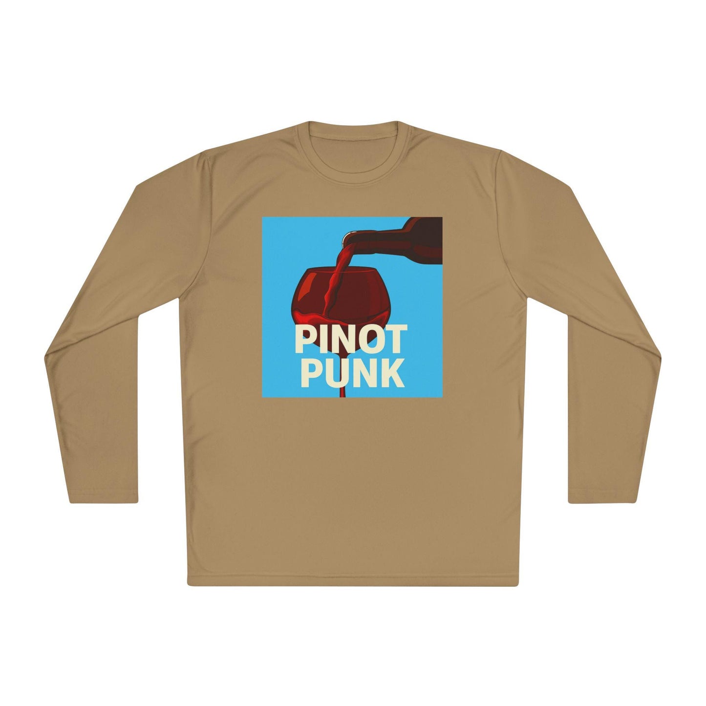 Pinot Punk Graphic Long Sleeve Shirt, Edgy Wine Tee