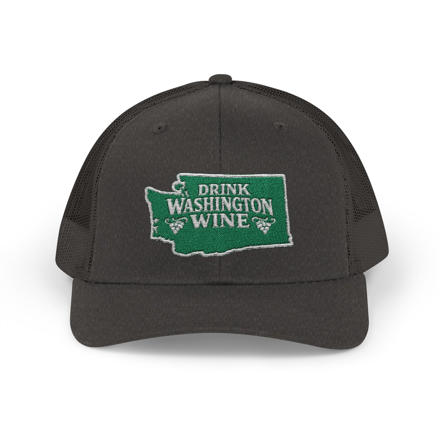 "Drink Washington Wine" Embroidered Trucker Hat