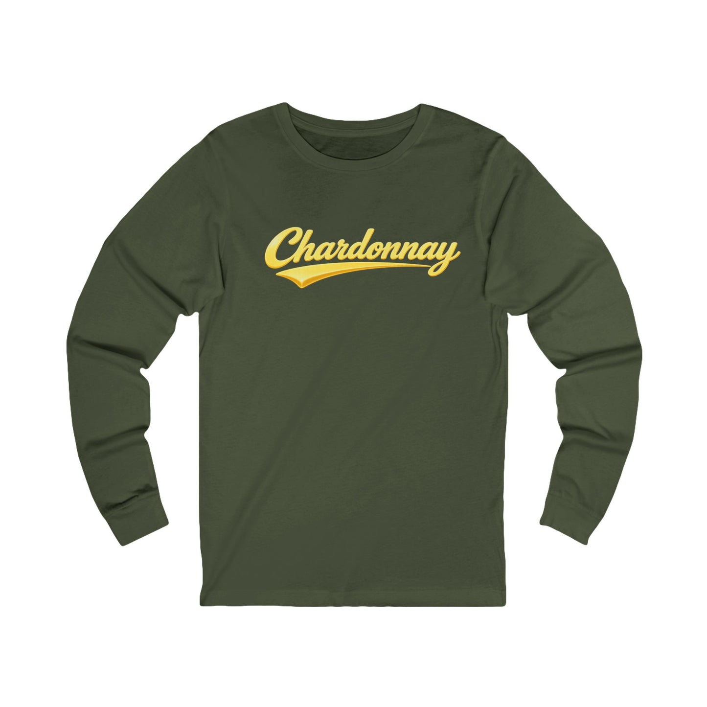 "Chardonnay" Script Long Sleeve Tee