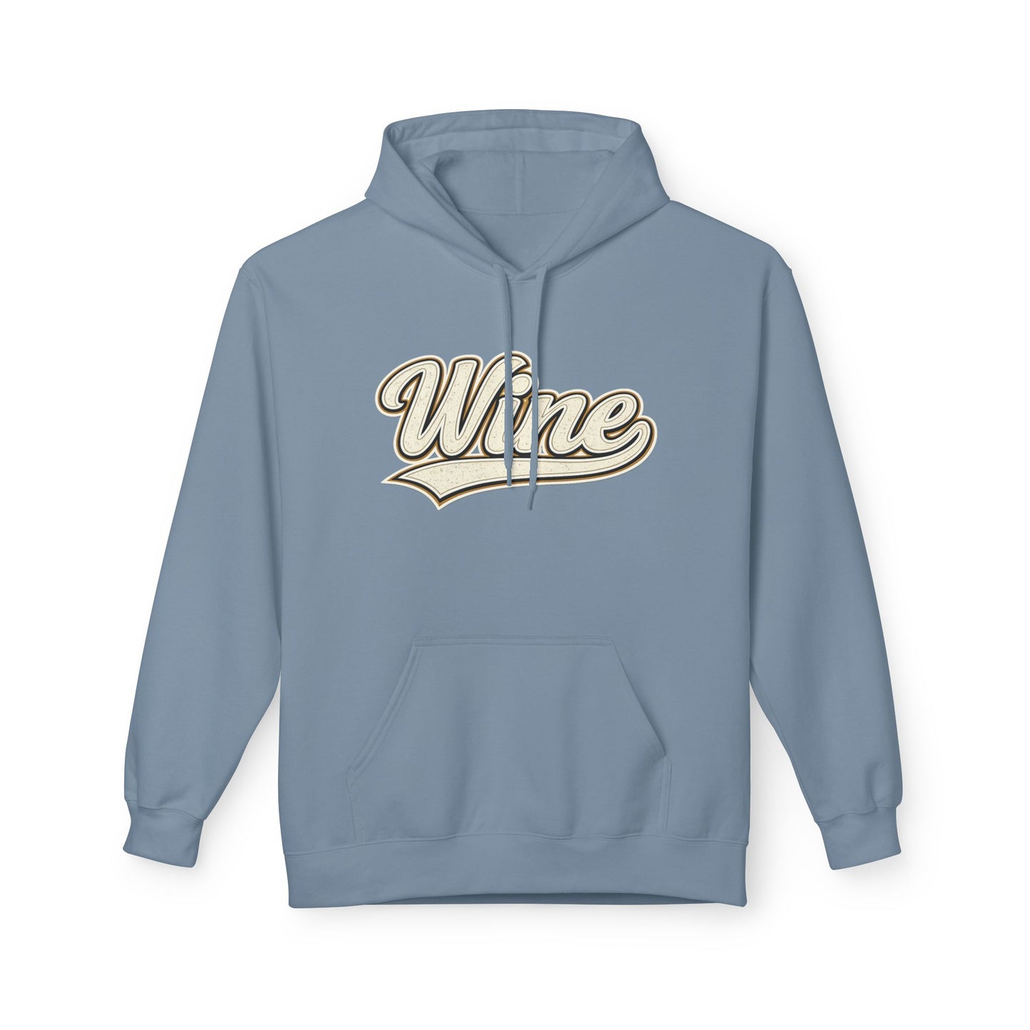 "Wine" White Script Hoodie - Limited Edition