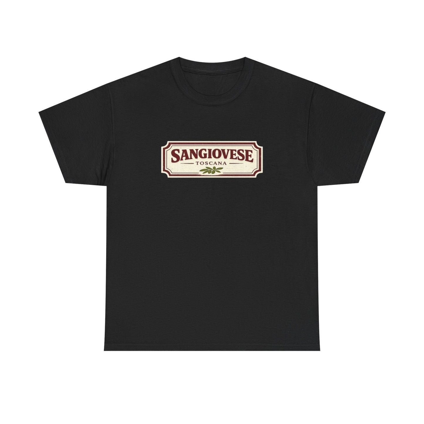 "Sangiovese Toscana" Vintage Italian Wine Label T-Shirt