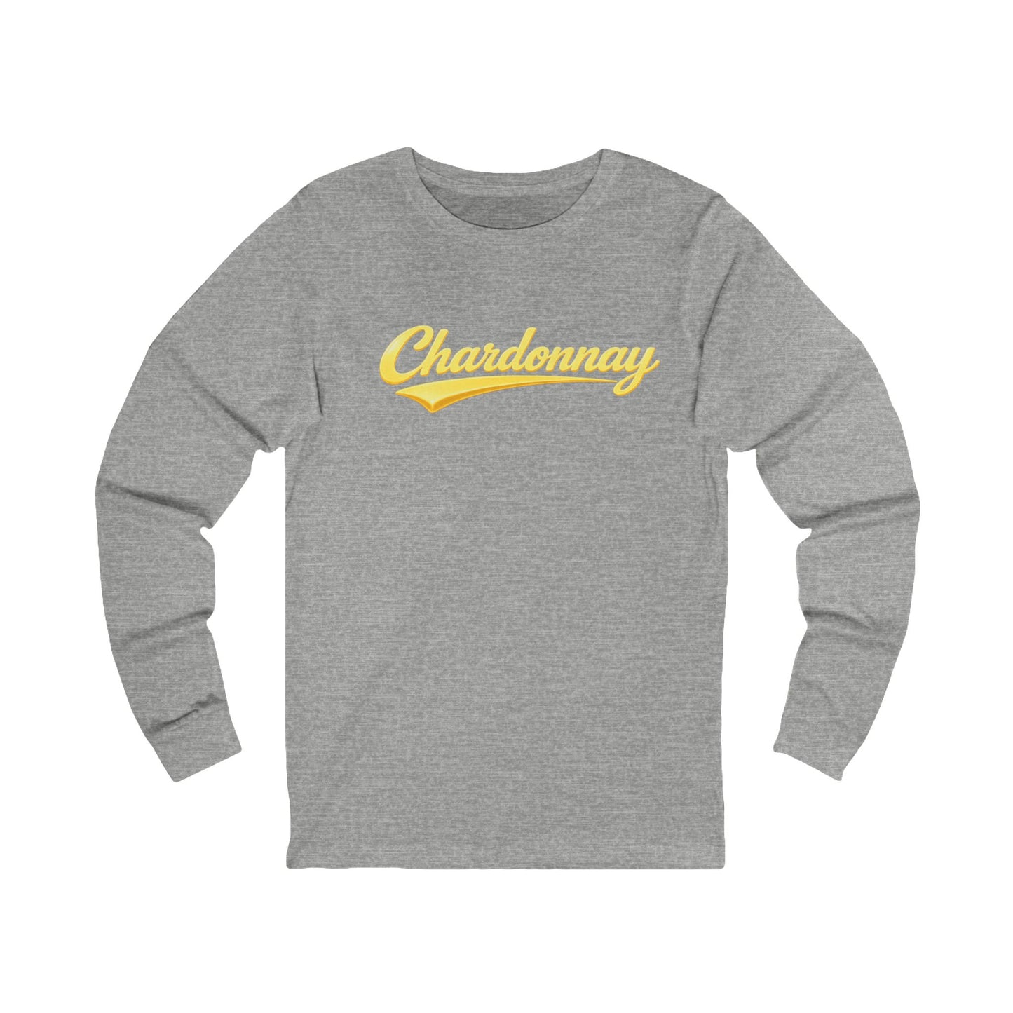 "Chardonnay" Script Long Sleeve Tee