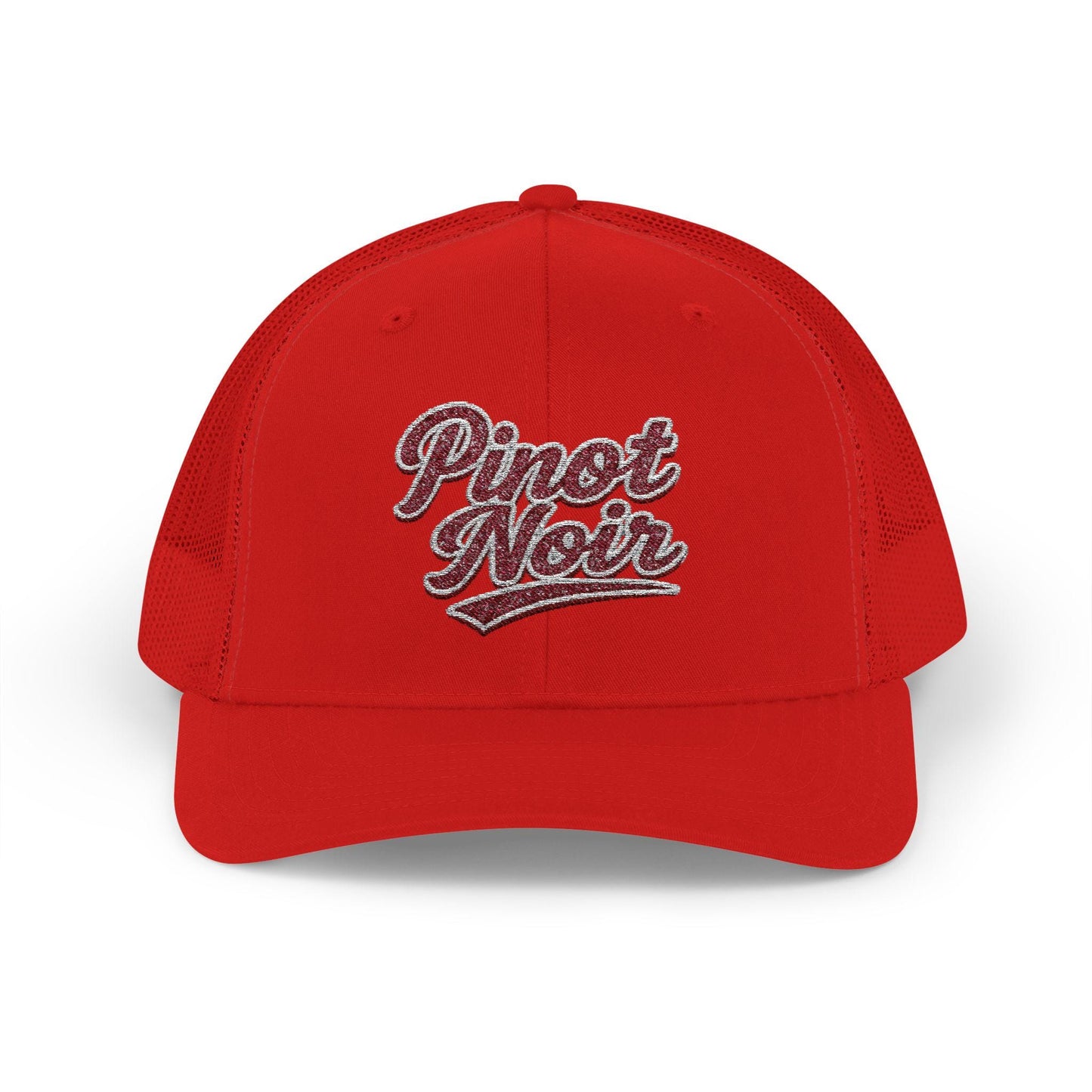 Pinot Noir Embroidered Trucker Hat, Wine Lover Gift