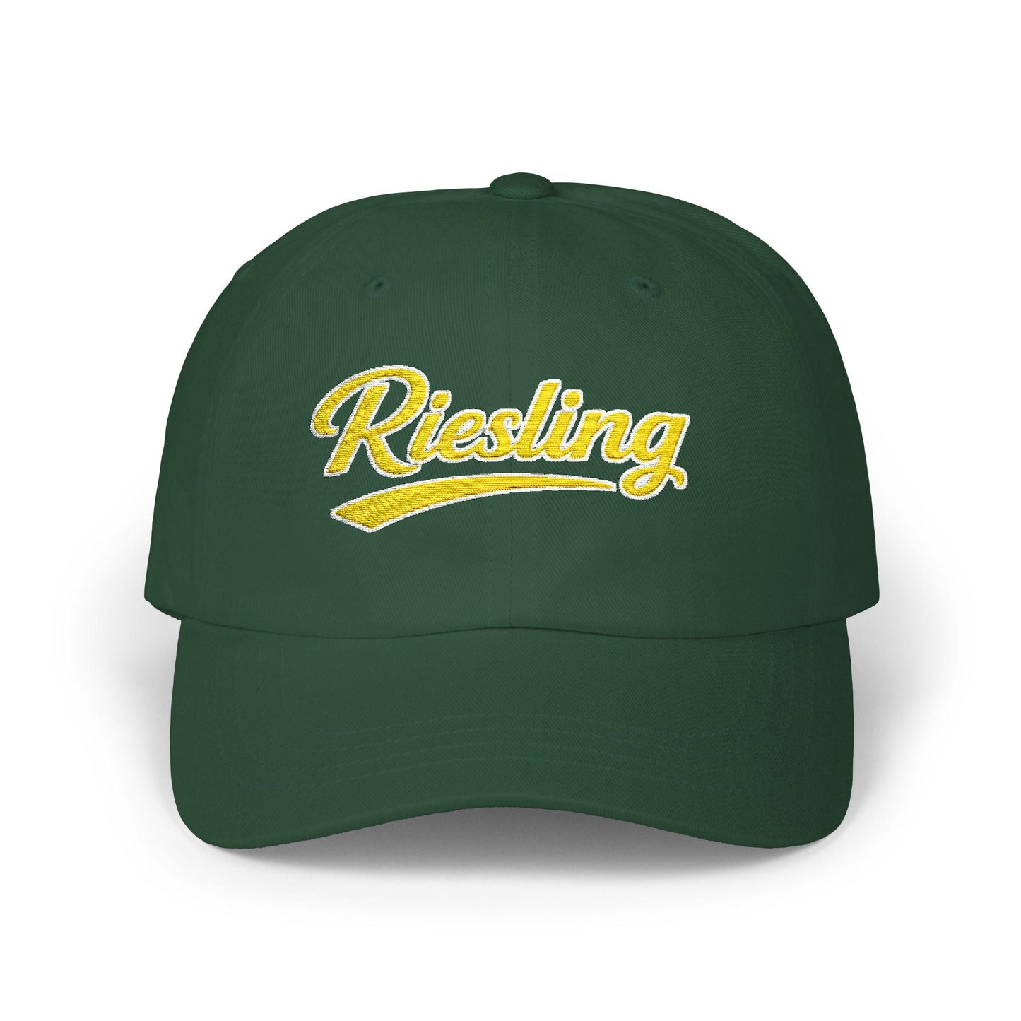 Riesling Dad Hat, Embroidered Wine Cap, Wine Lover Gift, Vineyard Style