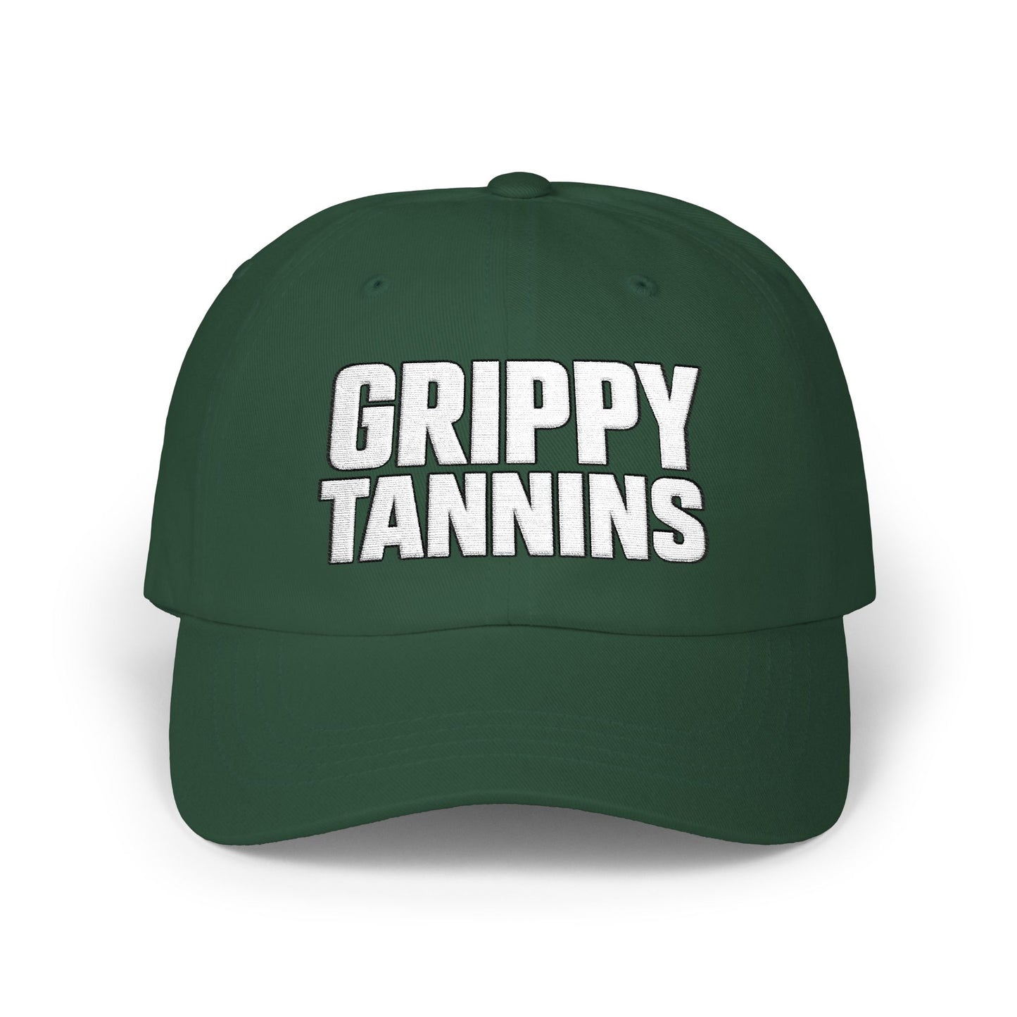 "Grippy Tannins" Classic Dad Cap – Vintage Embroidered Baseball Hat