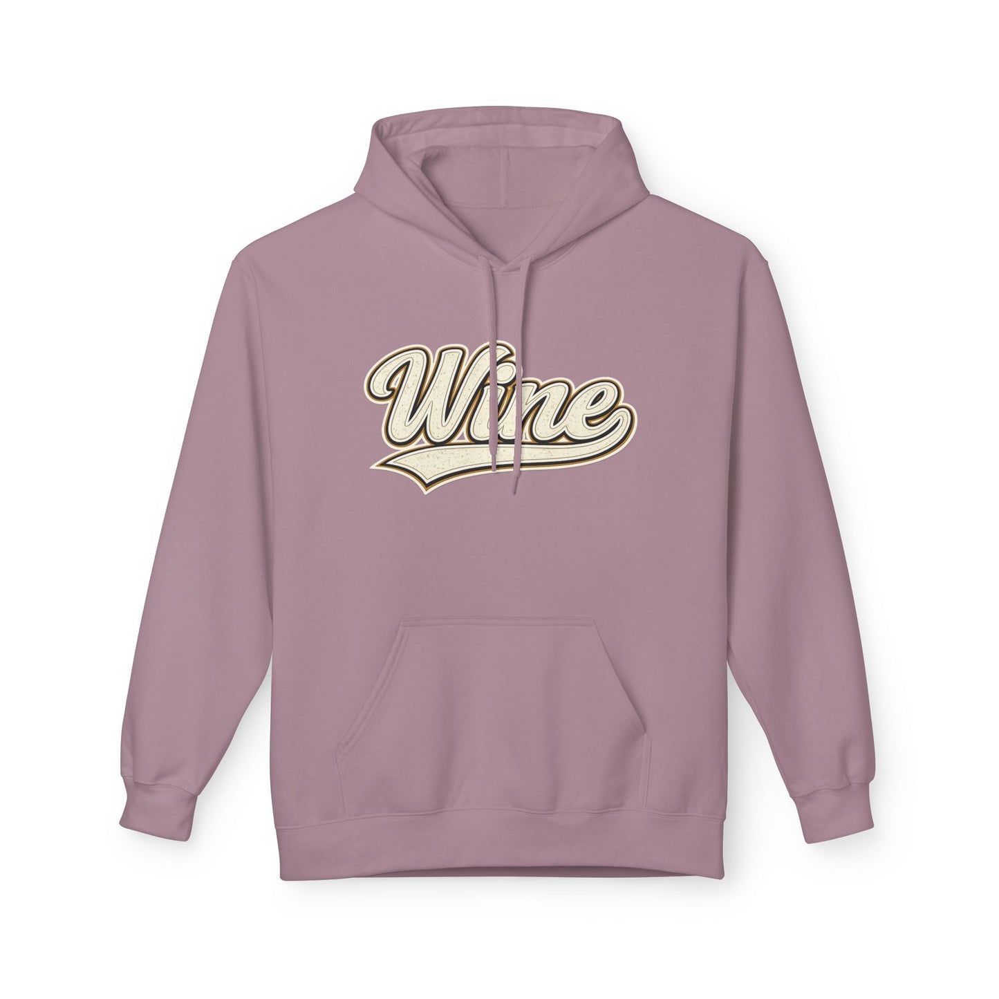 "Wine" White Script Hoodie - Limited Edition