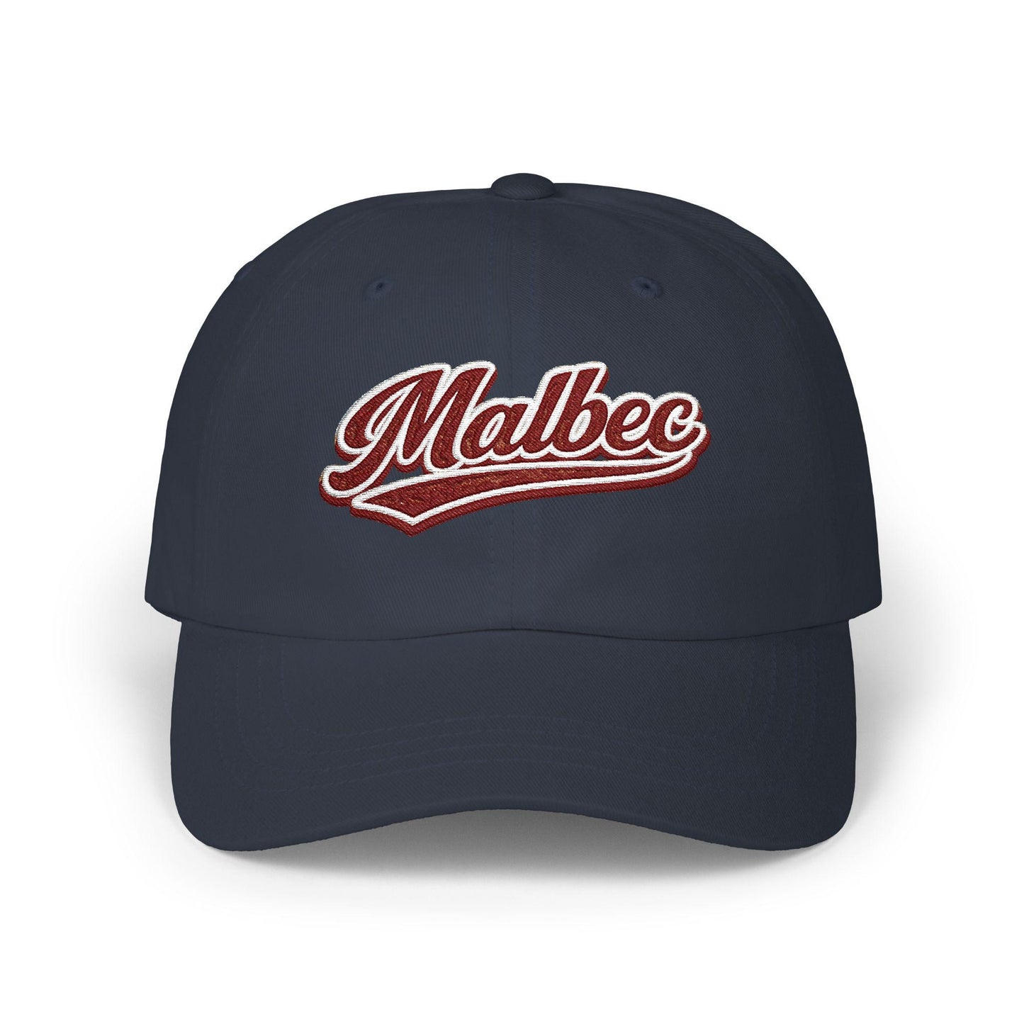 Malbec Dad Hat, Embroidered Wine Cap, Wine Lover Gift, Vineyard Style