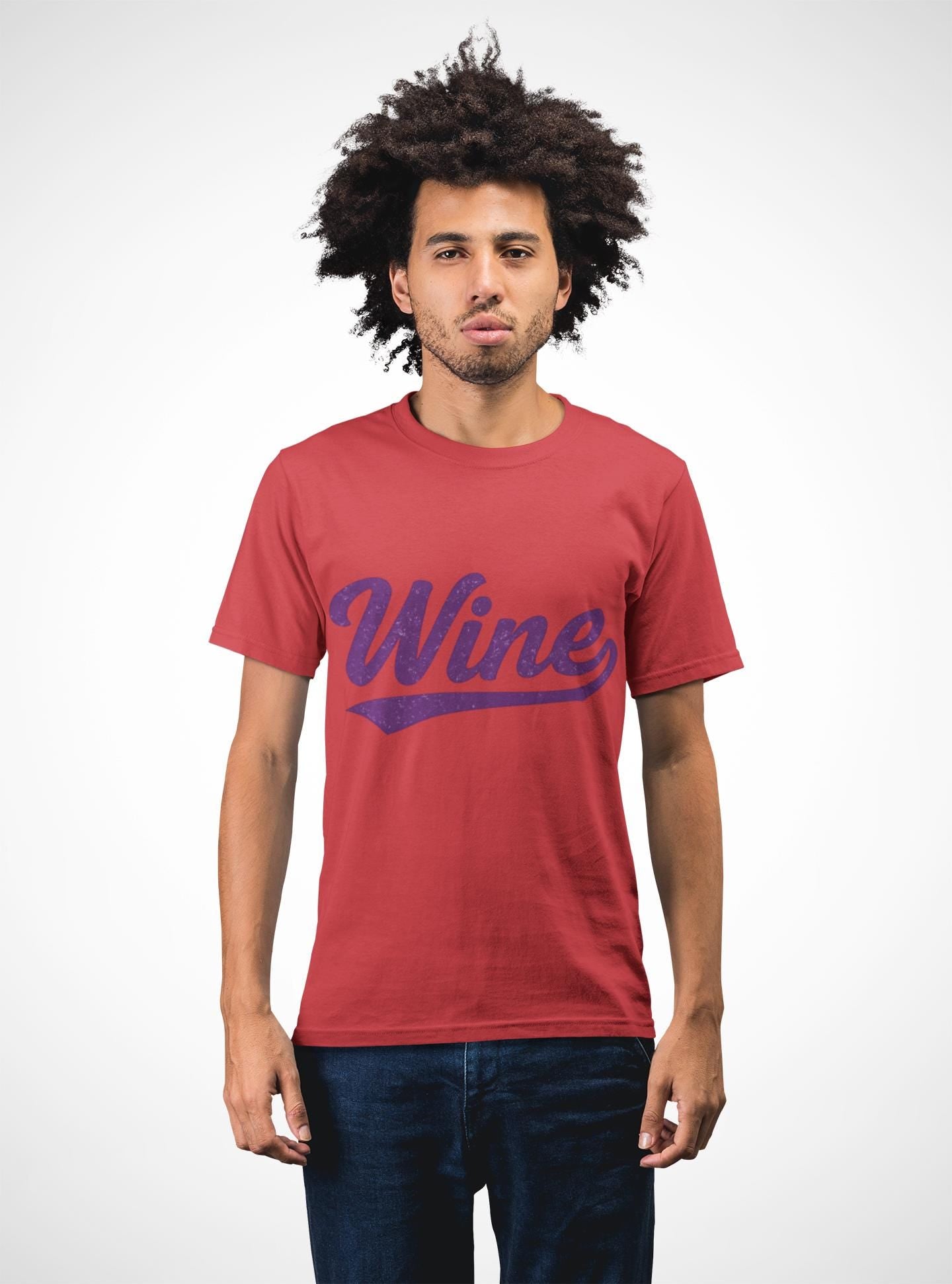 Retro Wine Script Tee | Funny Wine Shirt