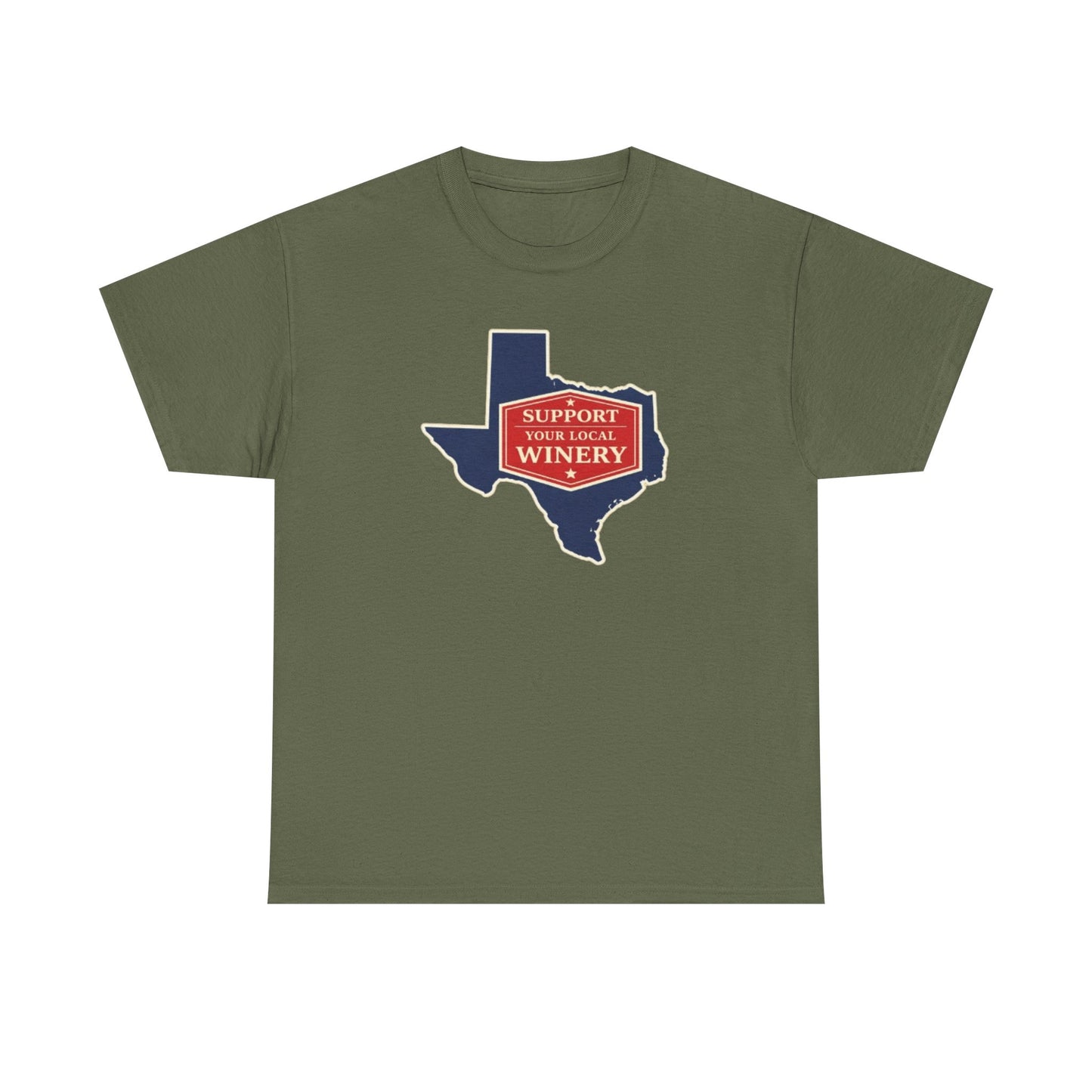 "Support Your Local Winery" Texas Wine Lover T-Shirt